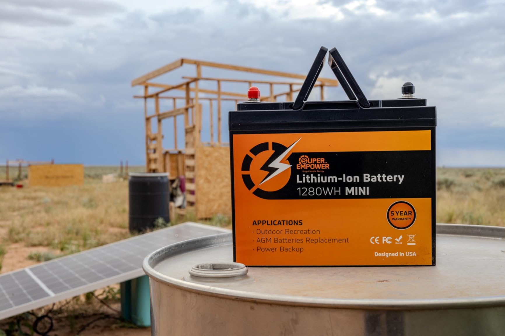 12V 100Ah LiFePO4 Battery, Group 24 Deep Cycle RV/Trolling Motor Battery | 1280Wh Capacity, 100A BMS, Low-Temp Cutoff, Supports 4P4S Expansion, Up to 20.48kWh, for RV, Trolling Motor, Marine & Solar customer photo 1