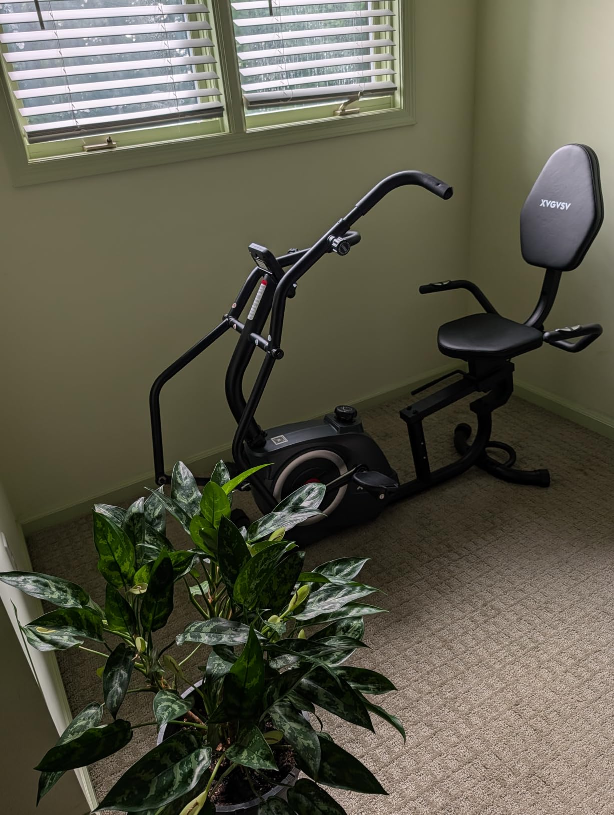Recumbent Exercise Bike, Stationary Bike for Home with Arm Exercise | Recumbent Bike with 400LB Whisper-Quiet 16 Levels Magnetic Resistance Heart Rate and Multi-Function LCD Comfortable Seat customer photo 1