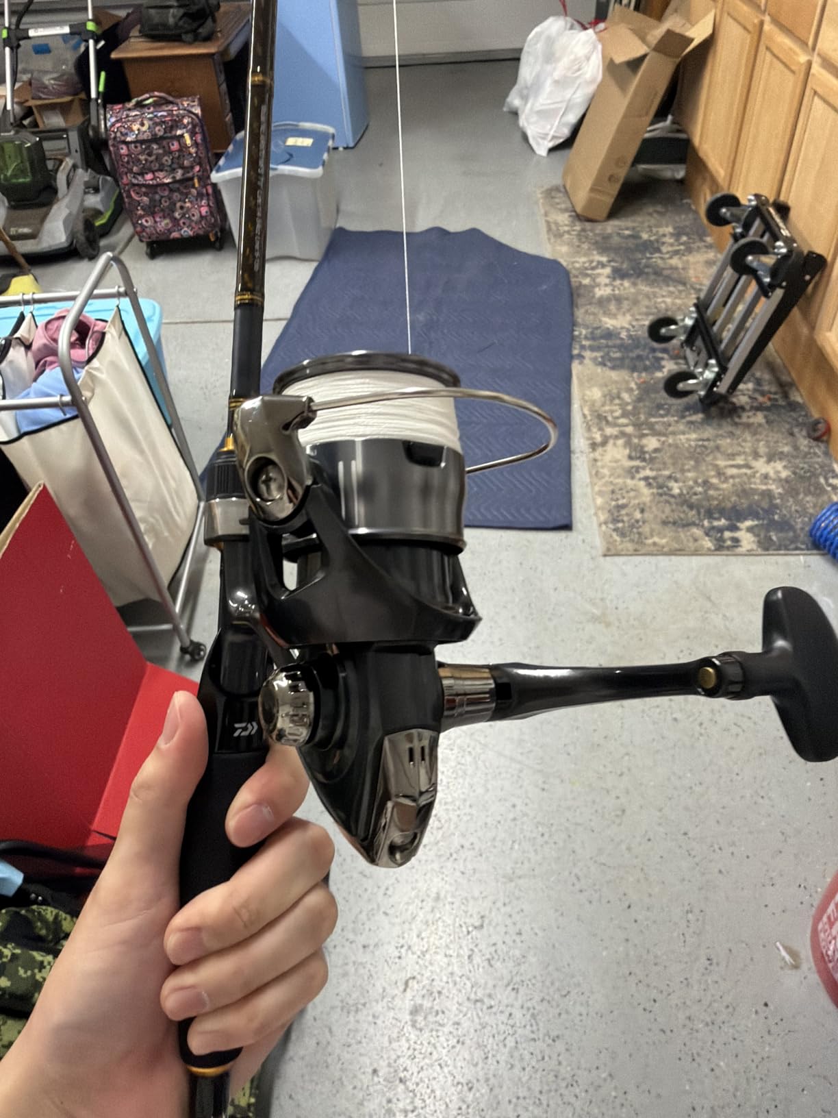 Daiwa Crossfire LT Spinning Reel - Lightweight AIRDRIVE Design, Tough Digigear, LC-ABS Spool, ATD Type-L Drag System customer photo 1
