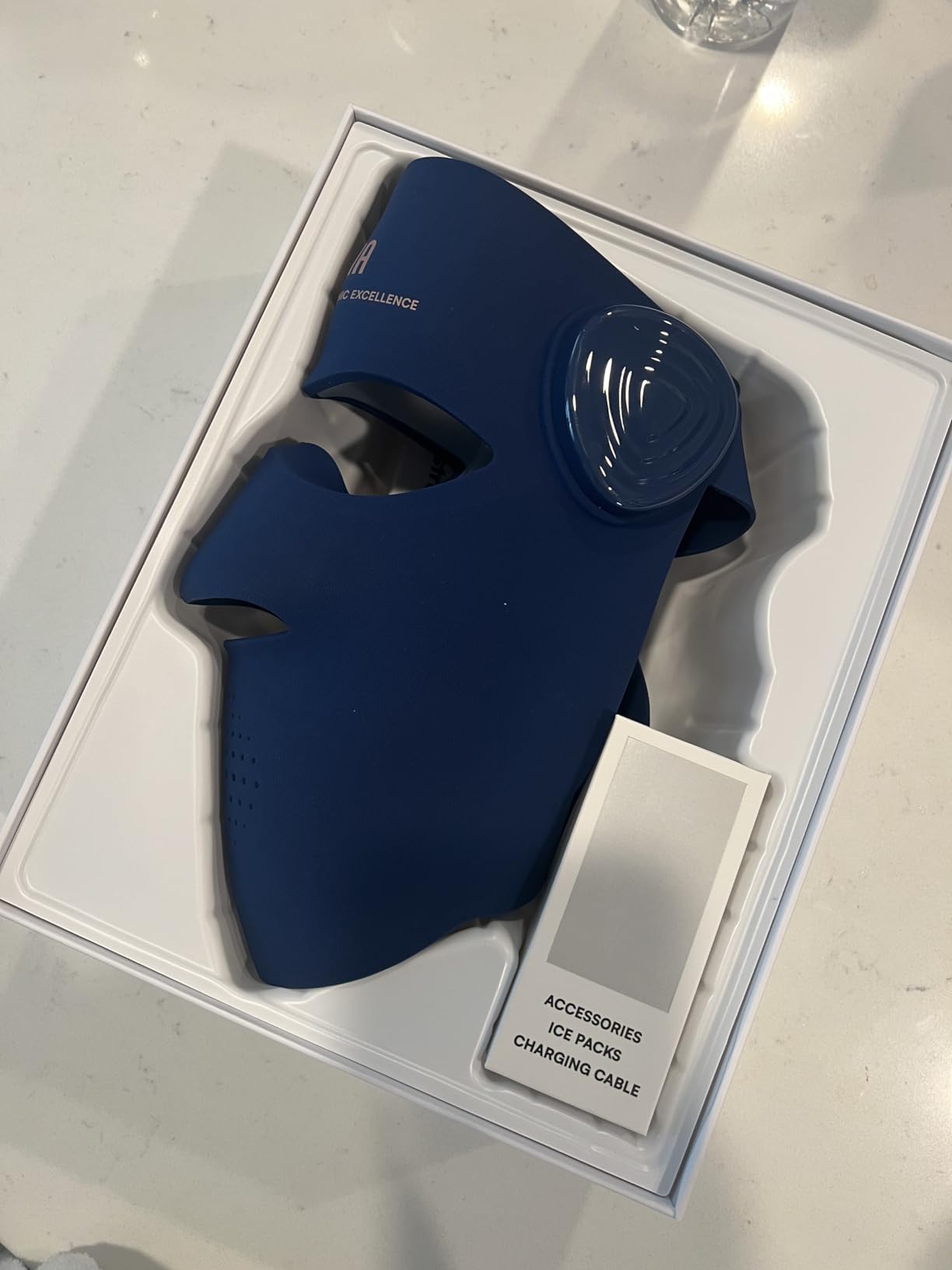 INIA GLOW 4D Wireless Red Light Therapy Mask for Face, Dual NIR, 320 LEDs | 4D Contour-Fit, Under-Eye Cooling, 4 Modes, Cordless & Rechargeable, Home & Travel Use, Skincare Gift for Women Wife Mom customer photo 2