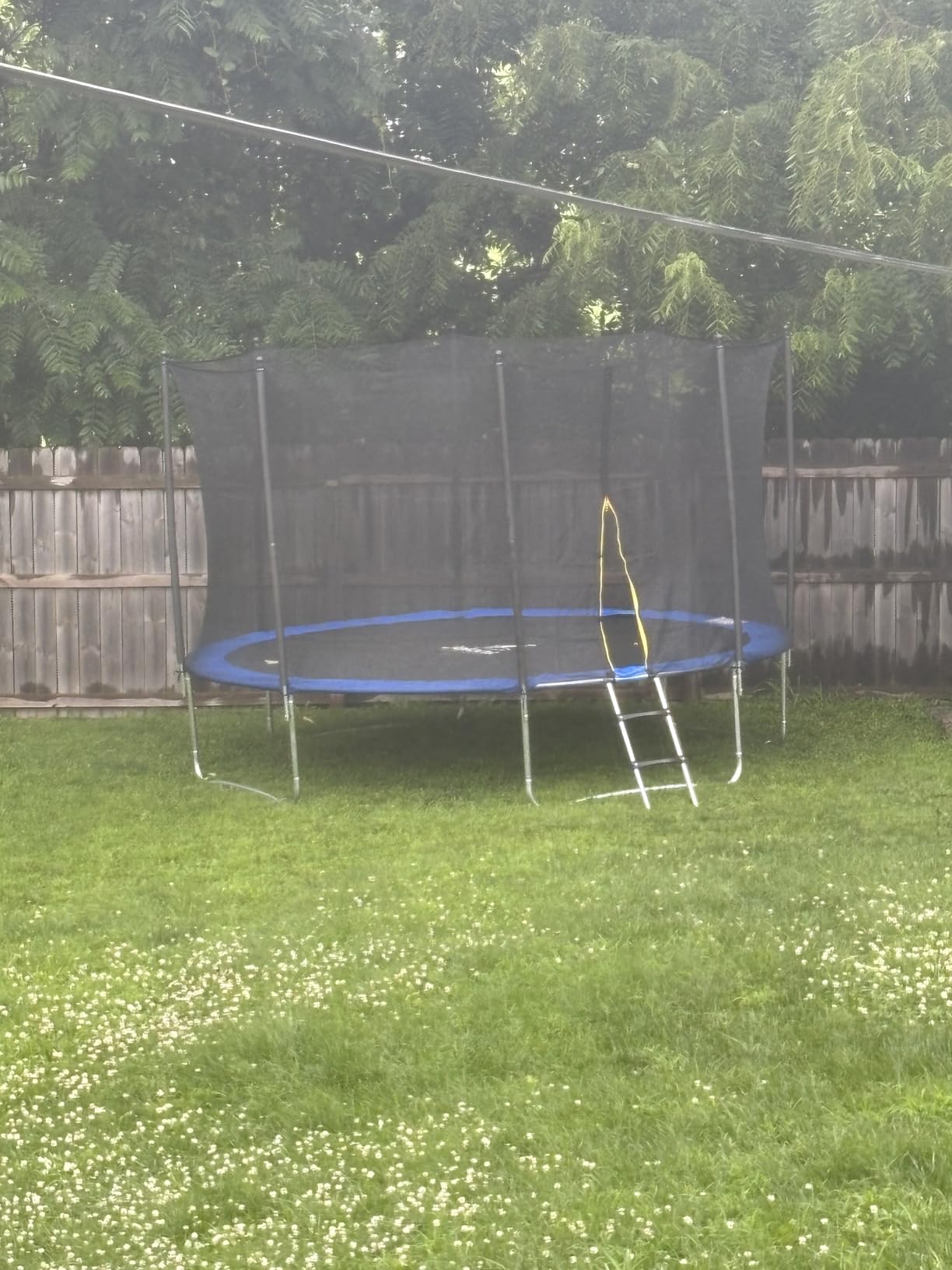 JELENS Trampoline 8FT 10FT 12FT 14FT 15FT, Outdoor Trampolines with Enclosure Net, Recreational Anti-Rust Trampolines for Kids and Adults, ASTM Approved customer photo 1