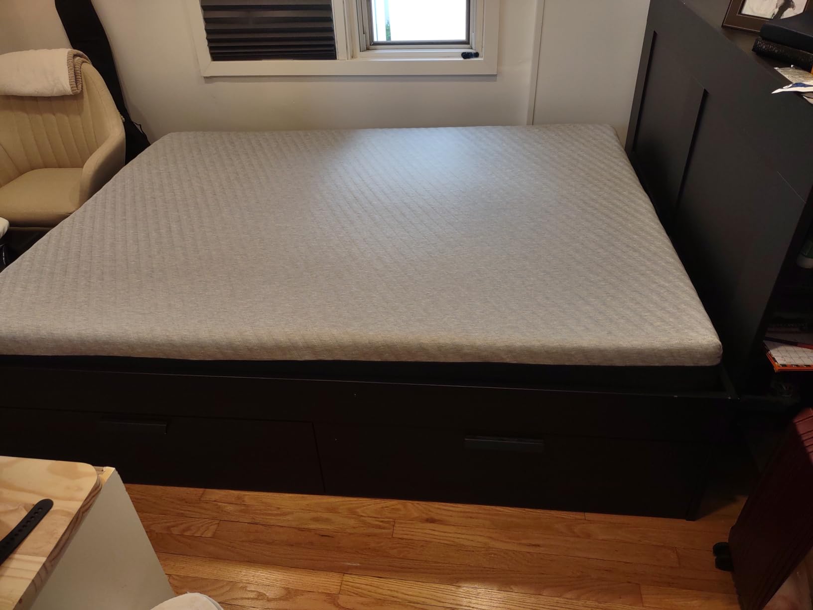 Celestial Sleep 8 Inch RV Short Queen Mattress, Made in The USA, CertiPUR-US, Oeko-Tex, and Fiberglass-Free Certified Cooling Memory Foam Camper Bed - Firm customer photo 1