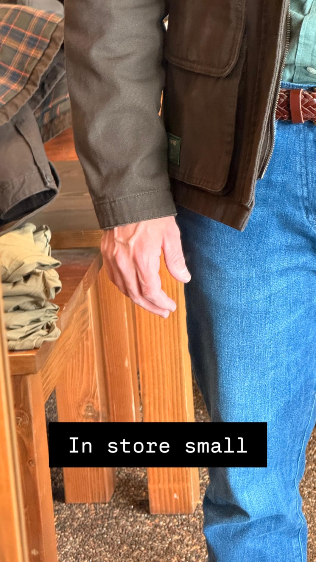 Orvis Heritage Field Coat for Men - Classic Waxed Mens Field Jacket with Pockets, Zip Front, Button-Closed Storm Flap customer photo 2