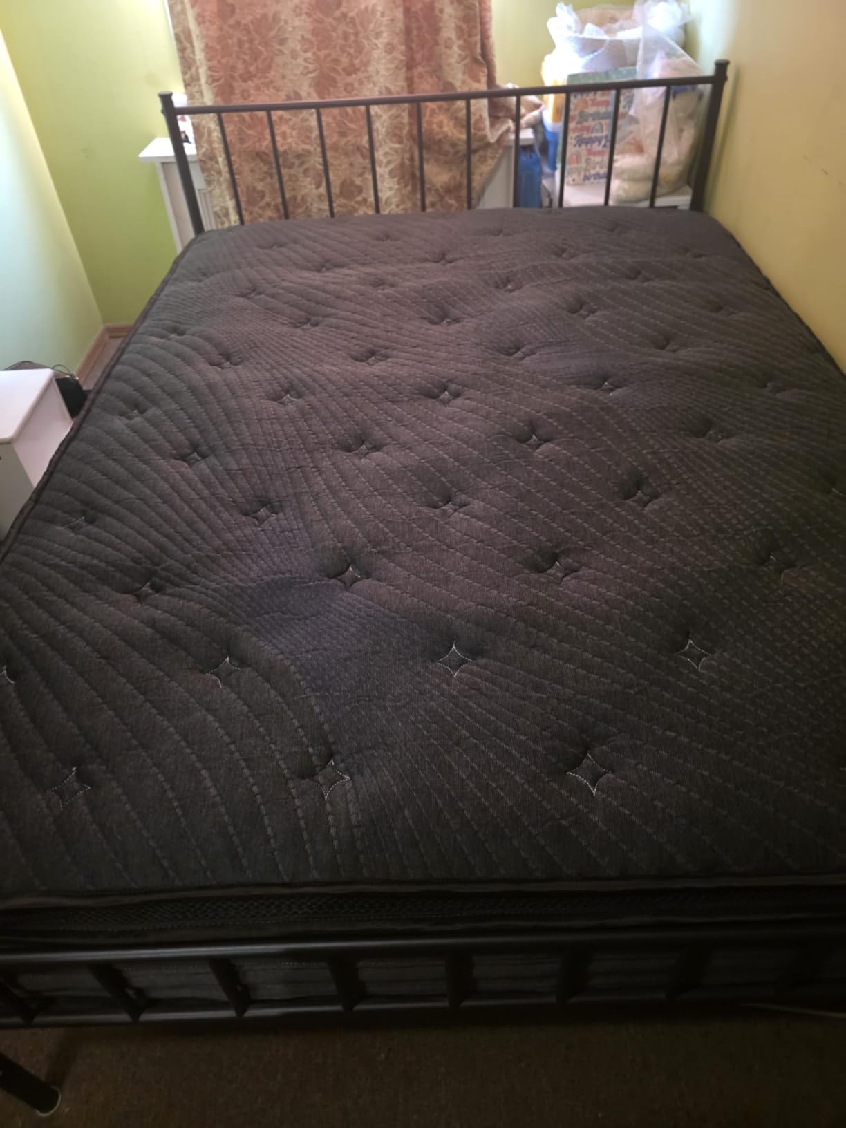 Short Queen Mattress, 12 Inch Cooling Gel Memory Foam - Medium Firm Hybrid RV Mattress in A Box, Fiberglass-Free, Soft Knit Cooling Cover, Motion Isolation, CertiPUR-US Certified customer photo 2