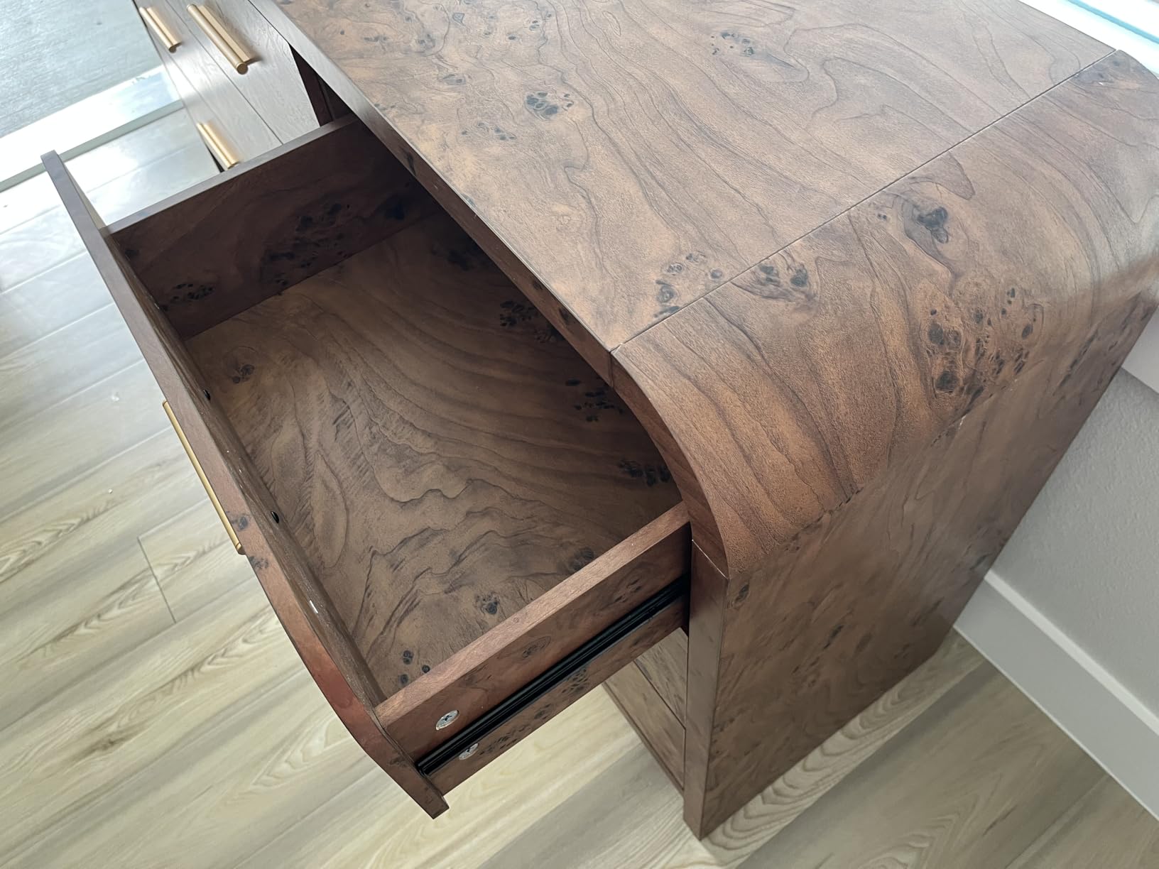 Curved 9-Drawer Dresser for Bedroom, 63