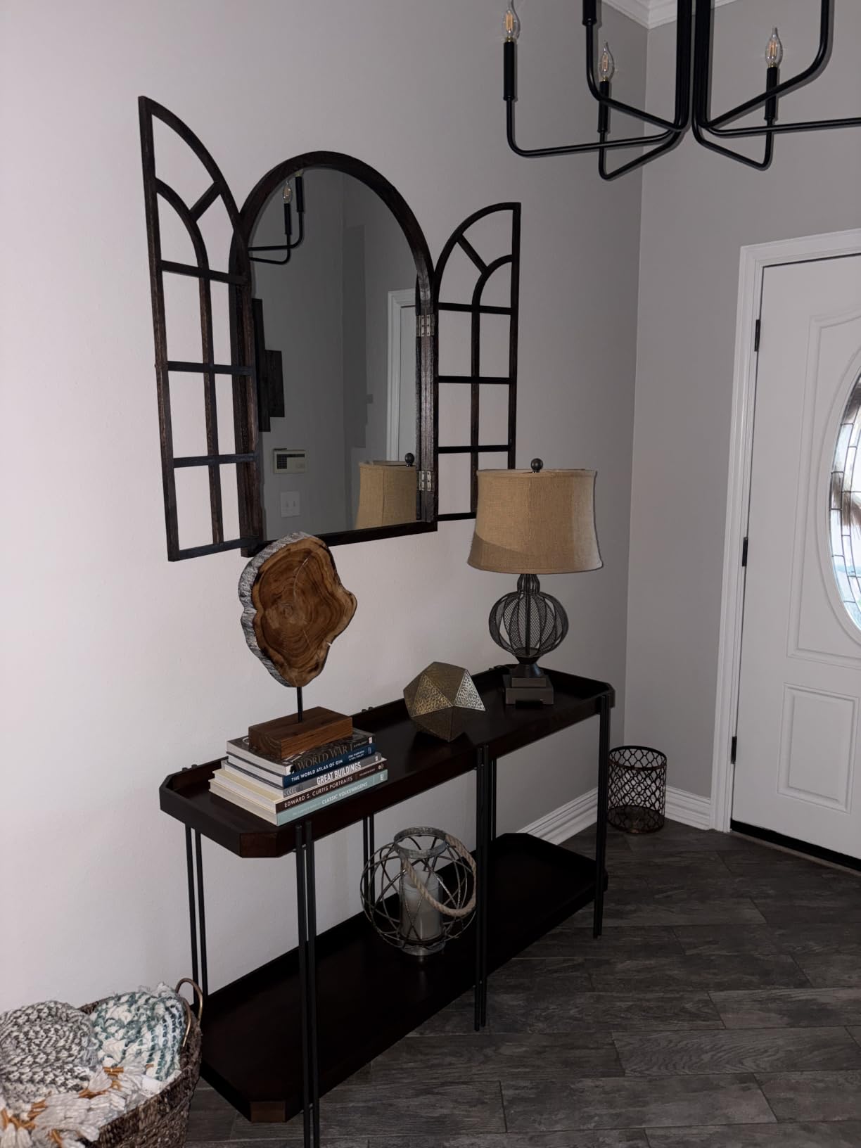 Farmhouse Window Mirror for Wall, 38