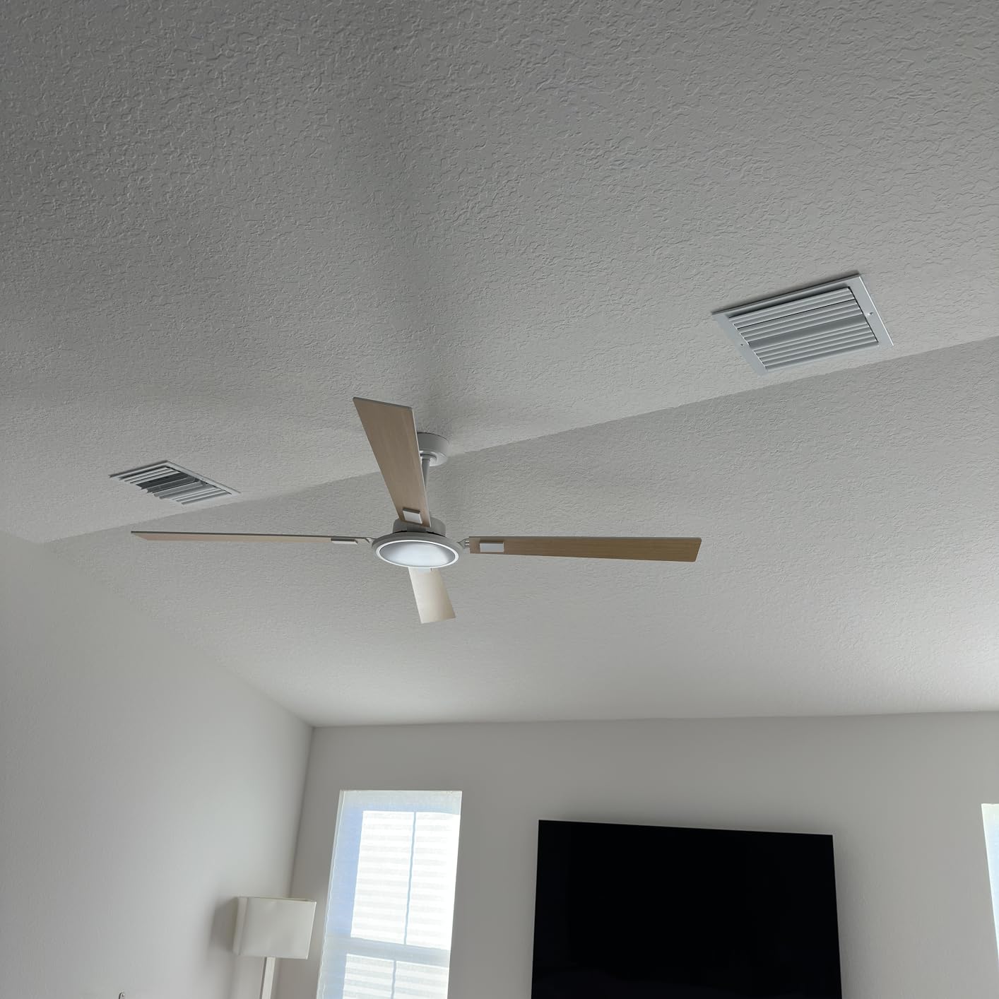 TCL Ceiling Fans with Lights and Remote: 72 Inch 8 Blades Black DC Fan | Quiet Reversible DC Motor, Dimmable Super Bright LED, Noiseless Large Modern Fan for Room, Commercial and Industrial Use customer photo 2