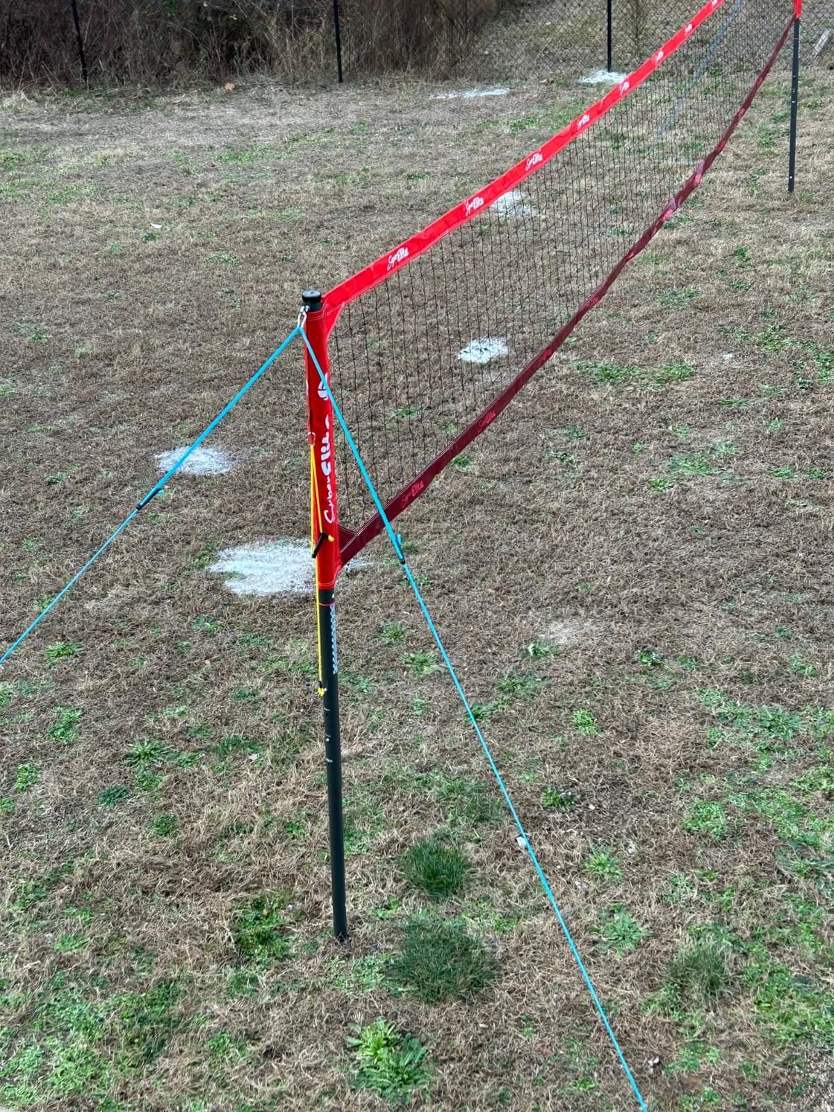 Professional Volleyball Net Set Heavy Duty for Outdoor Backyard Portable | Rust-Resistant Aluminum Poles, 32 ft Regulation, Anti-Sag, 3 Official Height, Adjustable Length, Carry Bag customer photo 2