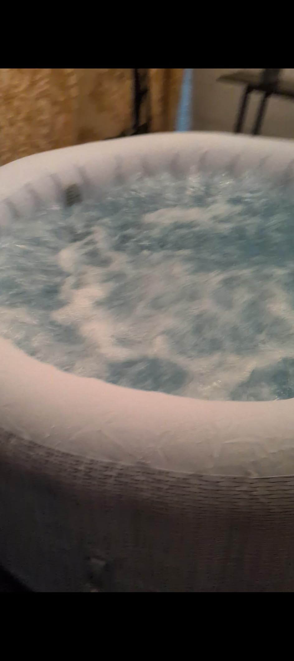 Bestway SaluSpa Cancun Energy-Efficient 2-4 Person Inflatable Hot Tub | AirJet Portable Outdoor Spa with Built-in Insulation, Freeze Shield Technology, 120 Bubble Jets, 71