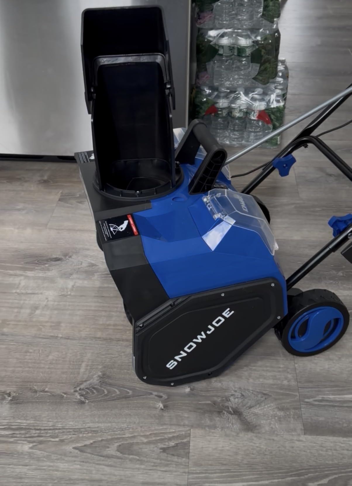 Snow Joe IONMAX 48V Cordless Electric Snow Blower Machine, 24V-X2-SB18-GO | 18 Inch, Powered Single-Stage Thrower with LED Light and Wheels for Driveway Clearing customer photo 1