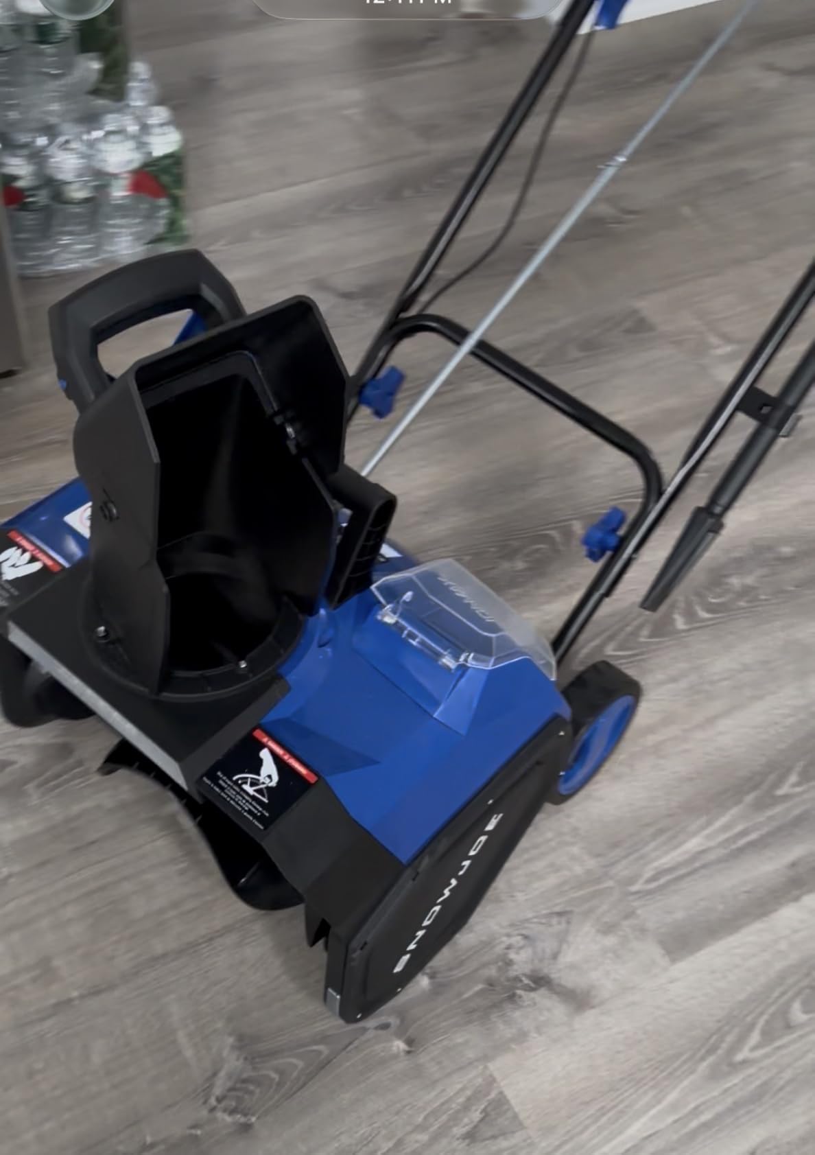 Snow Joe IONMAX 48V Cordless Electric Snow Blower Machine, 24V-X2-SB18-GO | 18 Inch, Powered Single-Stage Thrower with LED Light and Wheels for Driveway Clearing customer photo 2