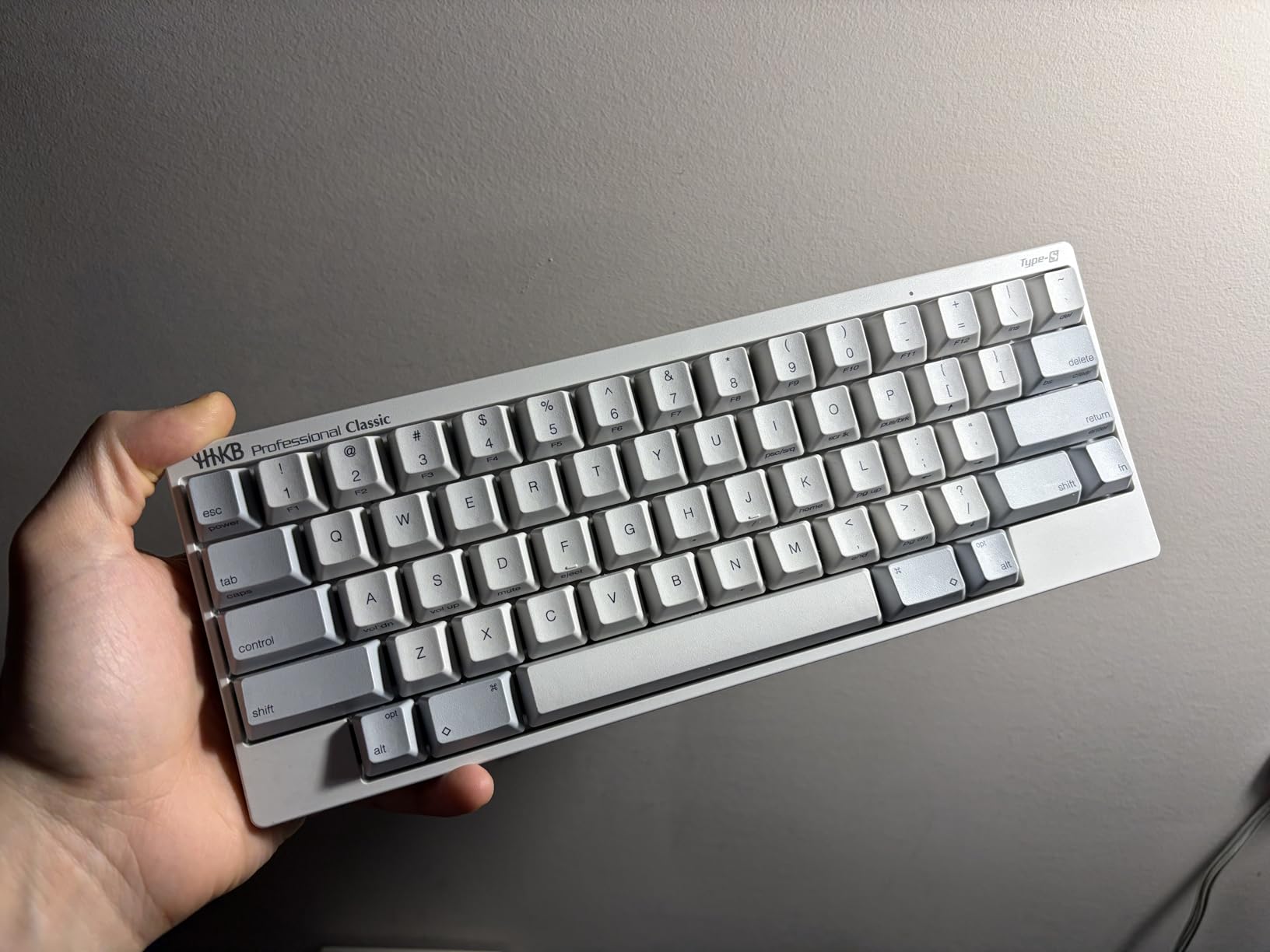 HHKB - Happy Hacking Keyboard Professional Classic Type-S, Charcoal | Wired, USB-C, Silent, Mac, Windows, Printed | 2 Year Advance Exchange Warranty customer photo 2