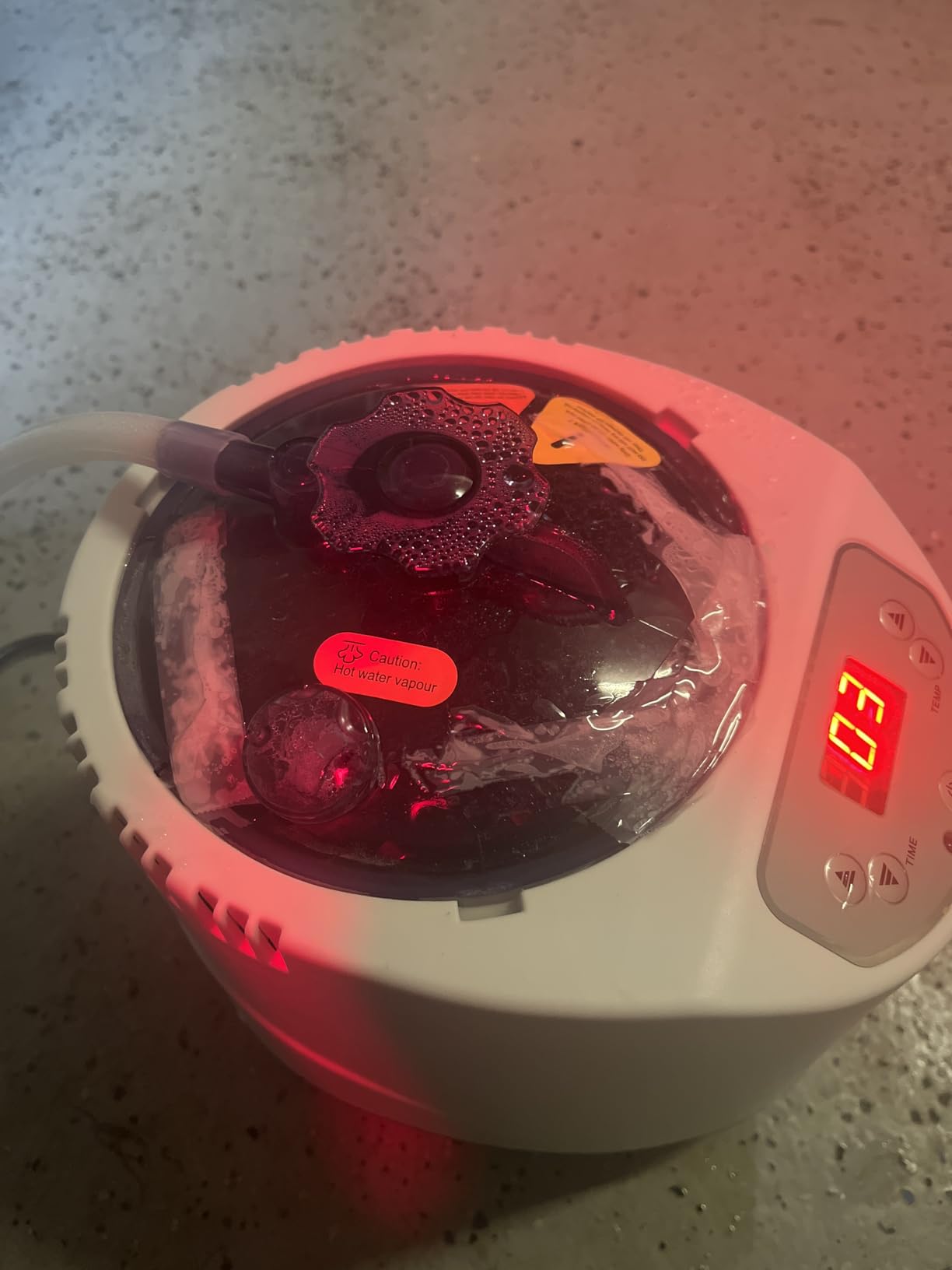 I-THERA-U XL Infrared Sauna Box with True 660 & 850nm Red Light Therapy Lamp, Portable Red Light Sauna for Home, Full Body Steam Tent with 3L 1200w Steamer, 15 Levels Heat, Chair, Remote, 90 Min Timer customer photo 2