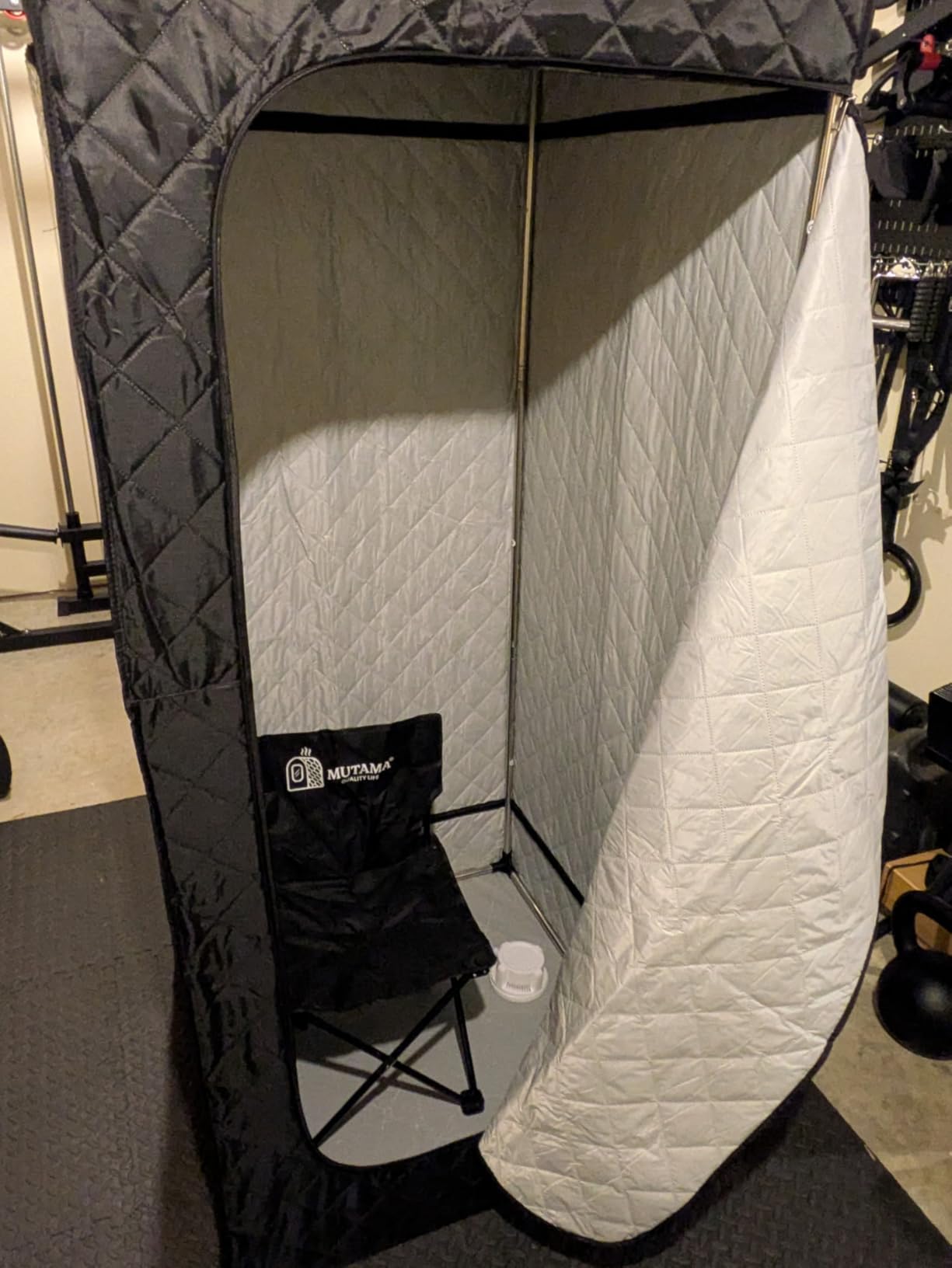 Portable Infrared Sauna Box for Home, 3L 1400W Steam Sauna Tent | Portable Sauna, Personal Sauna Pod, 660nm Red Light, Remote Control, Folding Chair, 15 Levels, 99-Min Timer,32