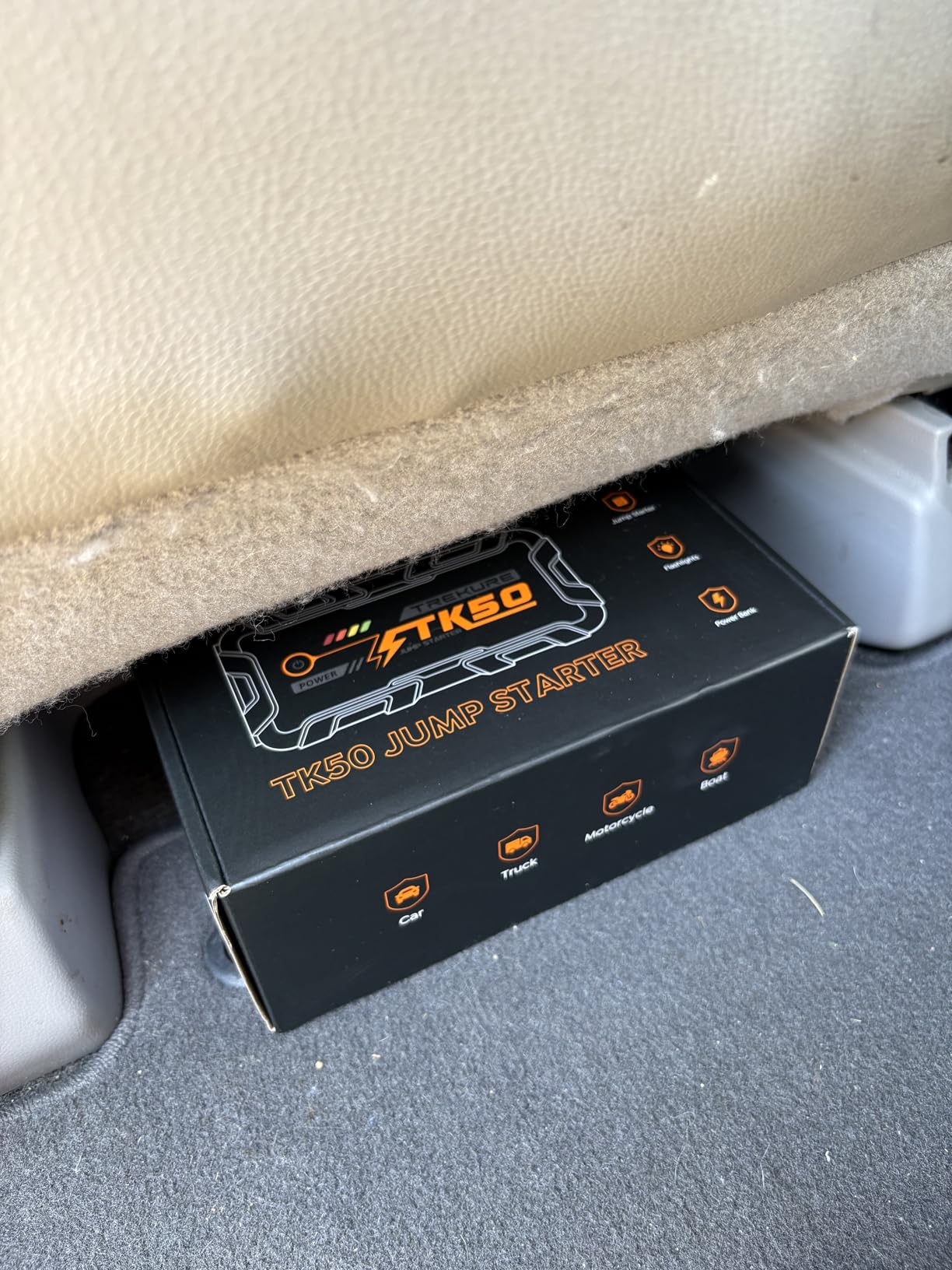 TREKURE Car Battery Jump Starter 8000A 26800mAh, Portable Car Jump Starter for All Gas and 12L Diesel Engines, Power Bank & Battery Jumper, Portable Jump Box Car Battery with Fast Charge, LED Light customer photo 2