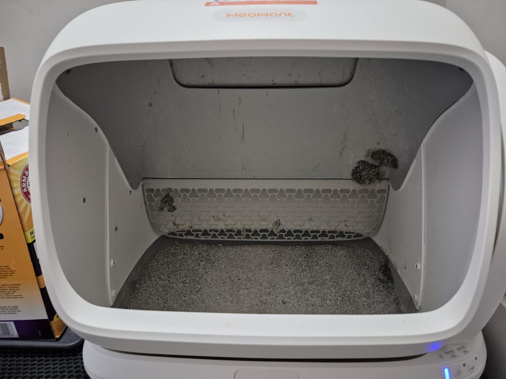 Meowant Self-Cleaning Cat Litter Box, 106L Large Capacity for Multiple Cats | Anti-Pinch Automatic Cat Litter Box, Low Entrance, Safety Sensor Protection, APP Control, Health Monitor, Odor Free, Ultra Quiet customer photo 1