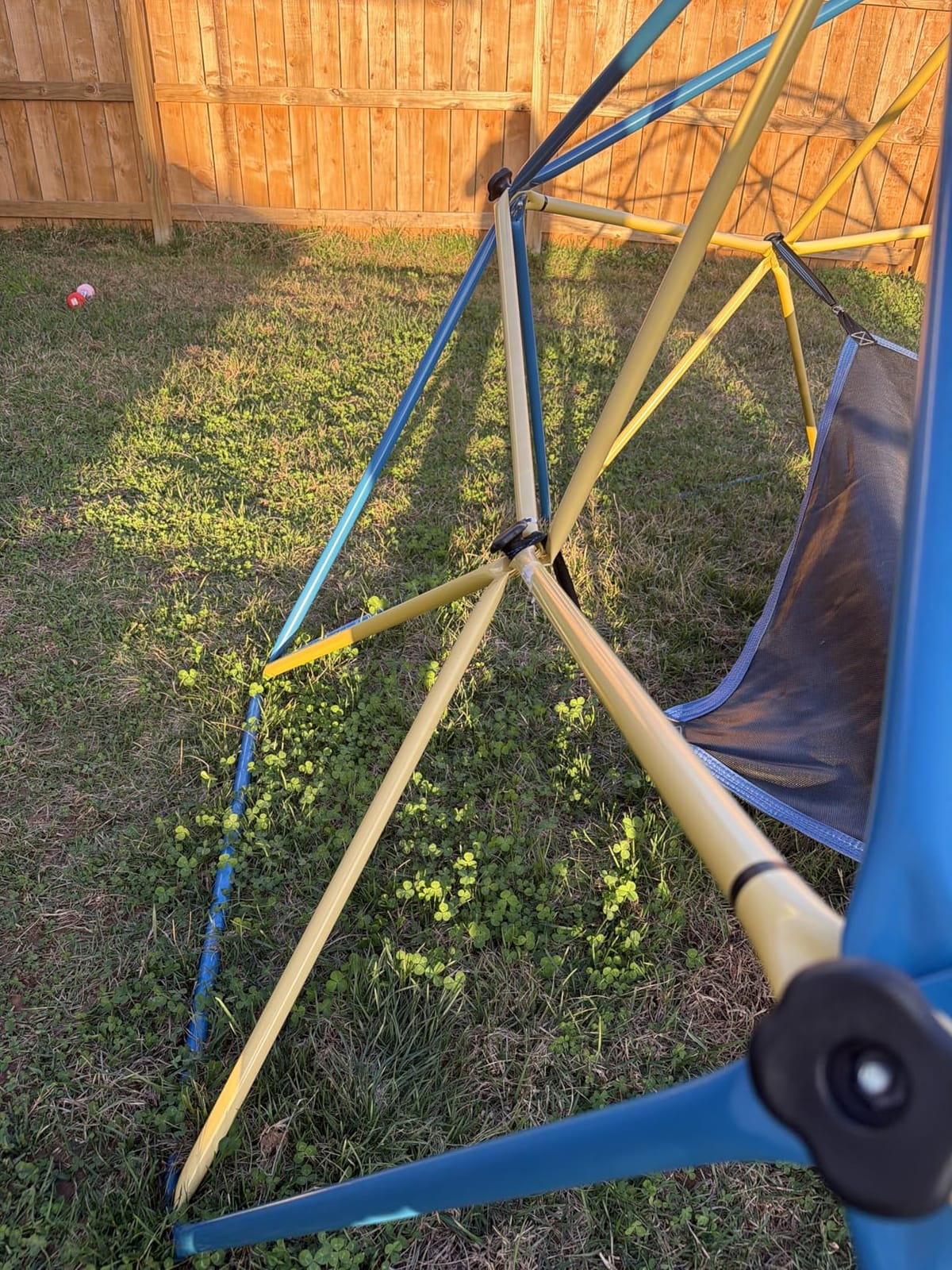6.5 FT Tall Climbing Dome with Hammock for Kids 3-12 Outdoor | ASTM-certified Large Jungle Gym Dome Climber, 950lbs Total Capacity, Weather-resistant Steel, Patent-pending Backyard Playset customer photo 2