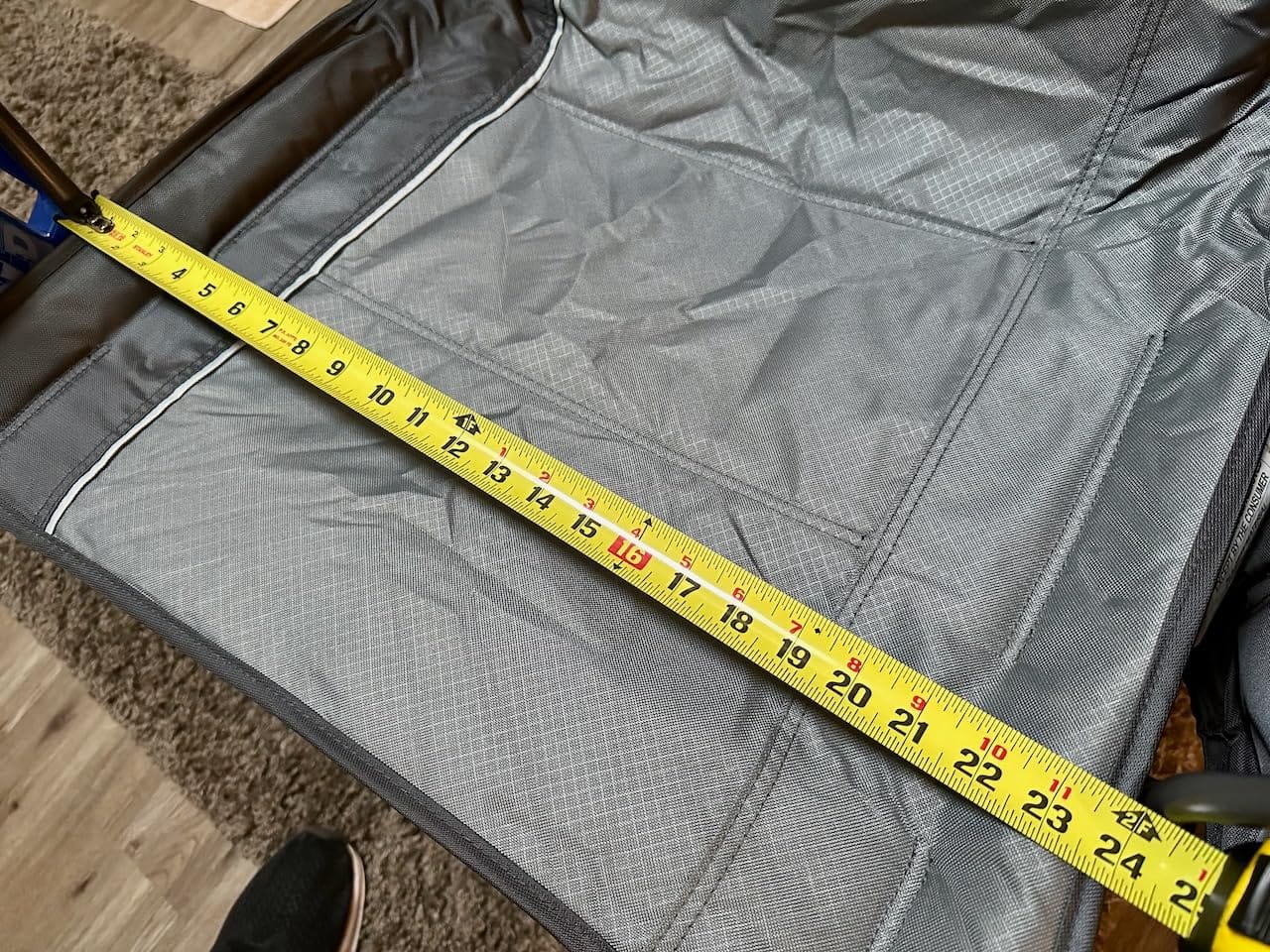 TIMBER RIDGE Oversized Folding Camping Chair High Back 500lbs | Heavy Duty Camping Chairs for Adults, Cup Holder, Side Pocket, Cooler Bag customer photo 1