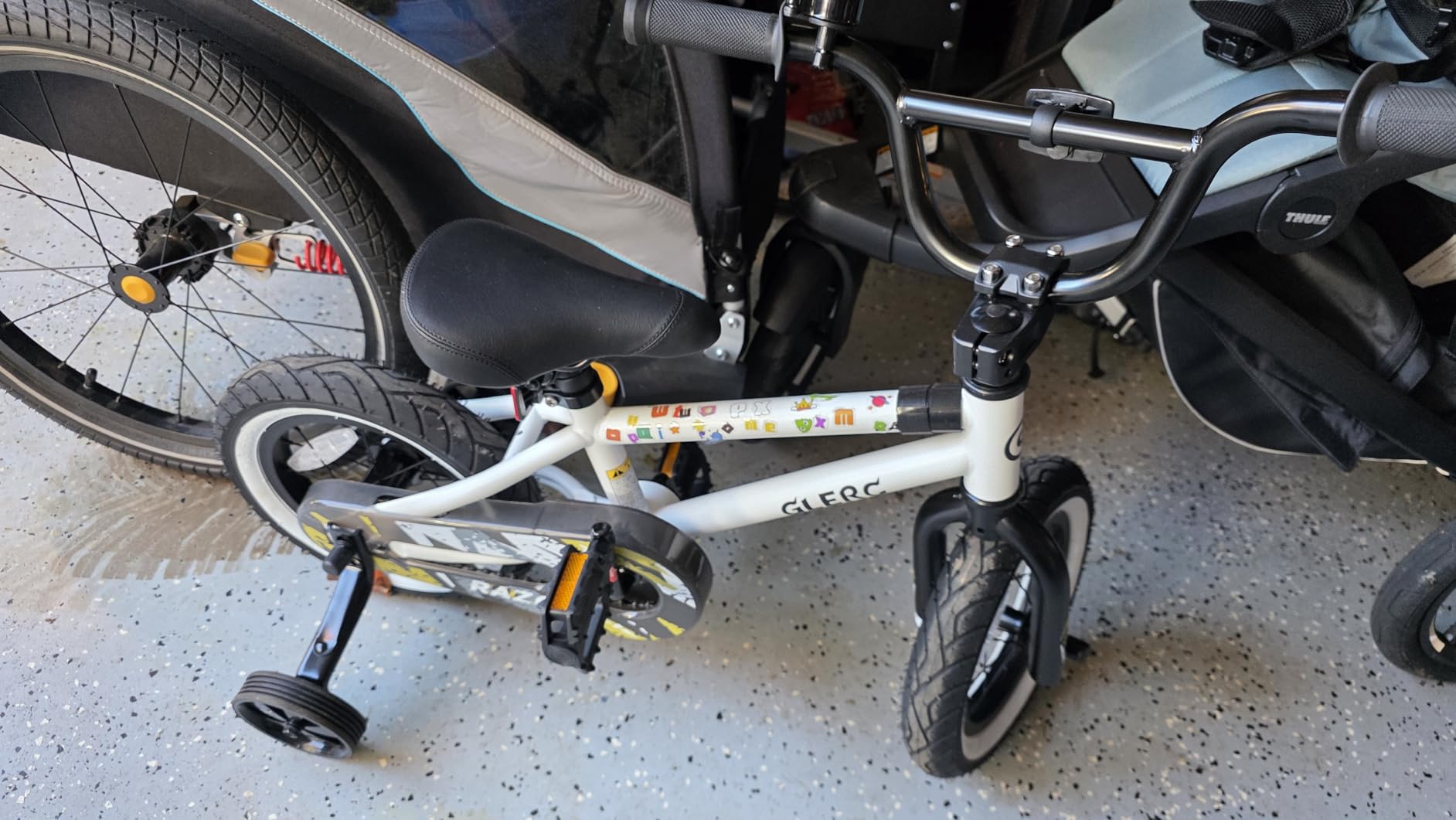Glerc Kids Bike for Ages 1-8 Years Old, 12-16 Inch BMX Style Kids Bicycle with Training Wheels, Boys Bike for Children and Toddler, Multiple Colors customer photo 1