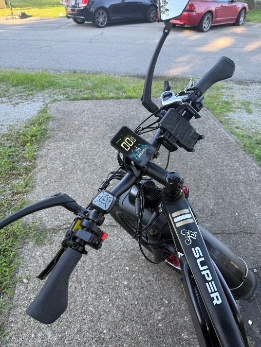 9000W Dual Motor Electric Bike for Adults, 48MPH Fast Full Suspension Ebike, 52V 36Ah Removable Battery for 120 Miles Range, 26 Inch Fat Tire Dual Shock All-Terrain E-Bike, 400lbs Capacity customer photo 1