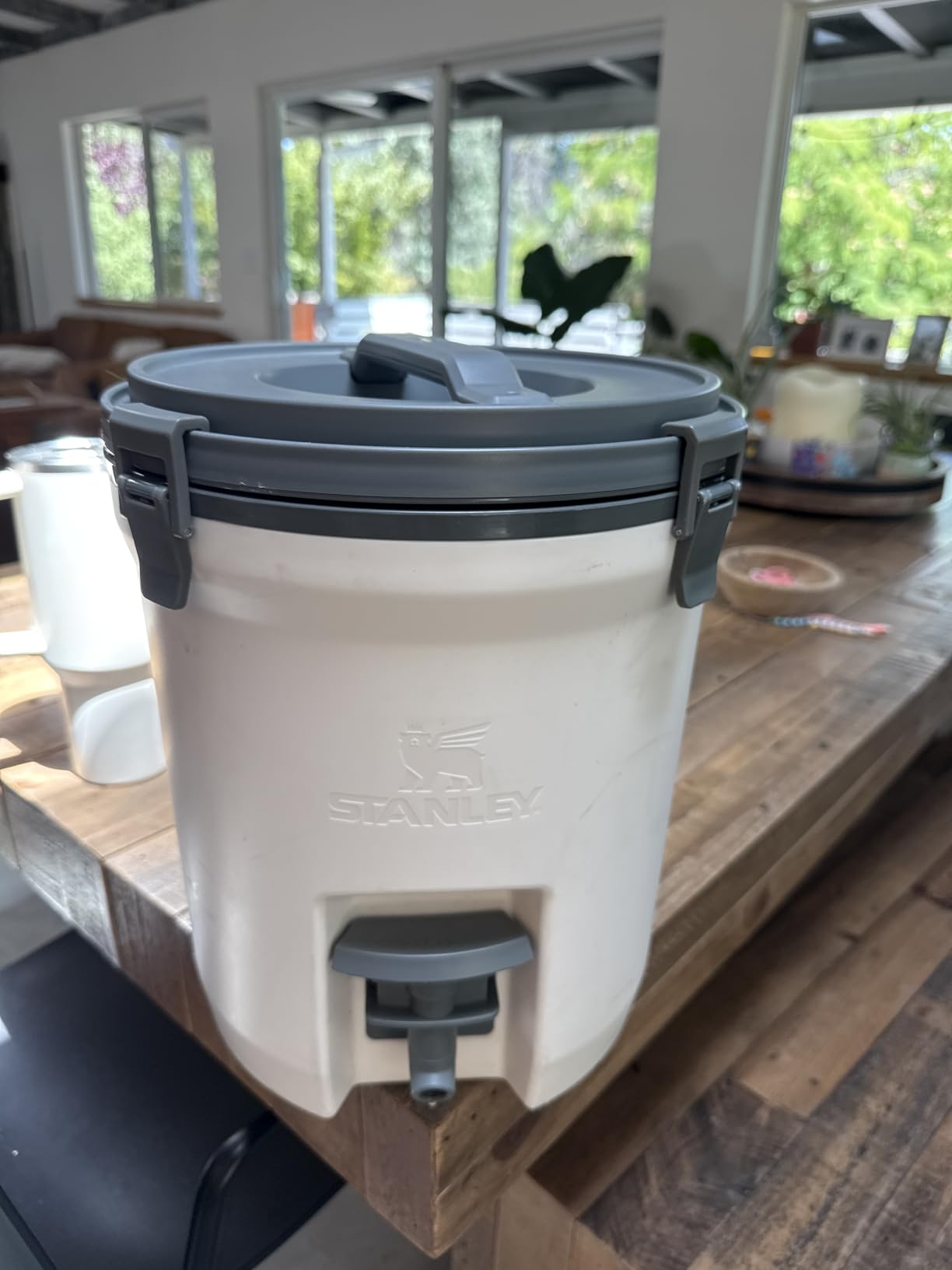 Stanley Adventure Fast Flow Water Jug | Leakproof Ice Water Dispenser | Insulated Beverage Cooler | Easy Pour Spigot and Latched Foam Lid | BPA-Free customer photo 1