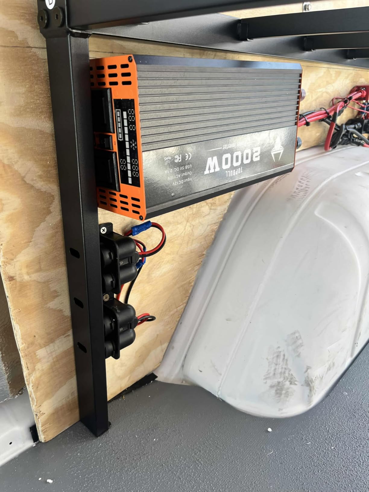 4000 Watt Power Inverter 12V DC to 120V/110V AC for Vehicles Car Converter | RV, Truck, Solar, Home, Off-Grid Surge 8000W with 4 AC Outlet, 2 USB-A Port, 200ft Remote Control and 3 AC Terminal Blocks customer photo 2