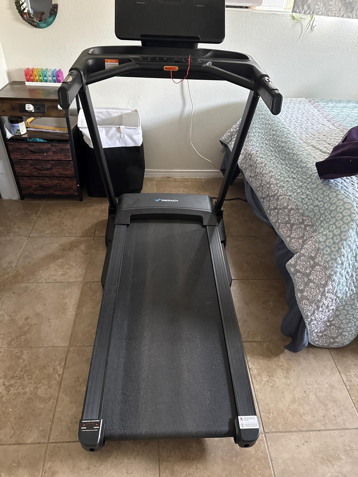MERACH Treadmill with 15/18% Auto Incline, 55