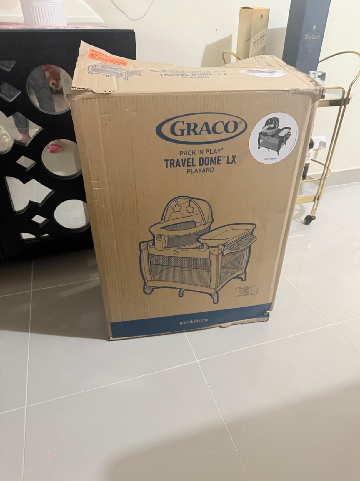 Graco Pack 'n Play Travel Dome Lux Playard, 4-in-1 Baby Playpen with Bassinet, Indoor or Outdoor Portable Playpen with UV 50 Canopy customer photo 1