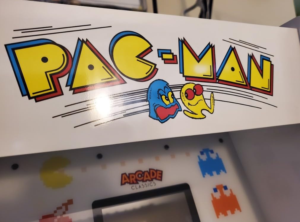 Arcade Classics Pac Man Jr Series Free Standing Machine with 3 Games | Classic Indoor Cabinet Retro Gaming Console with 8 Inch Liquid Crystal Screen, Arcade Game for Basement, Garage, or Game Room customer photo 1