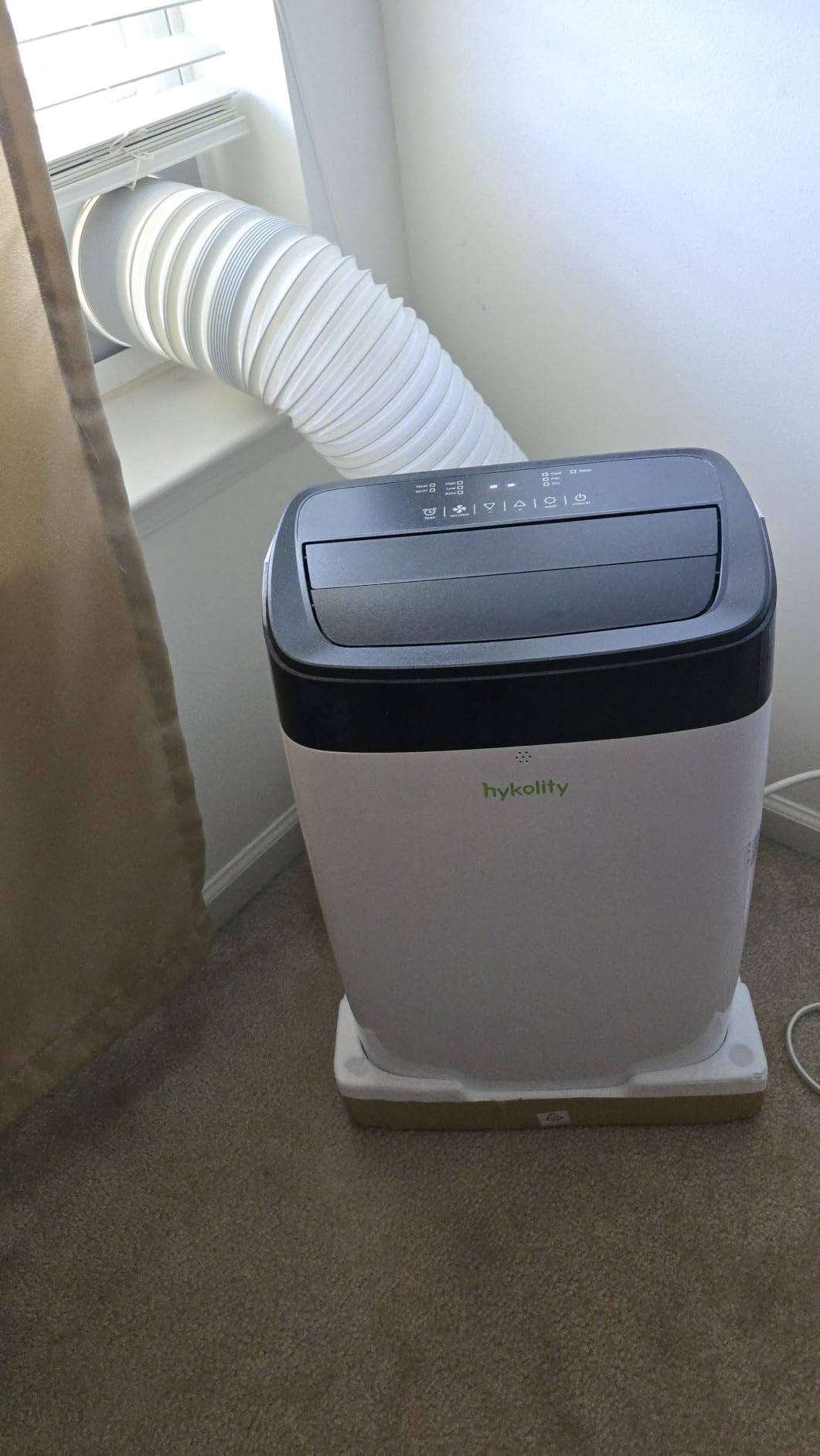 Hykolity WiFi Enabled Portable Air Conditioner 14,000 BTU with Exhaust Hose, Cools Up to 700 Sq.Ft, 42dB Dual Motor 5-in-1 Smart AC Unit with Cool, Fan, Dehumidifier, 24H Timer & Sleep Mode customer photo 1