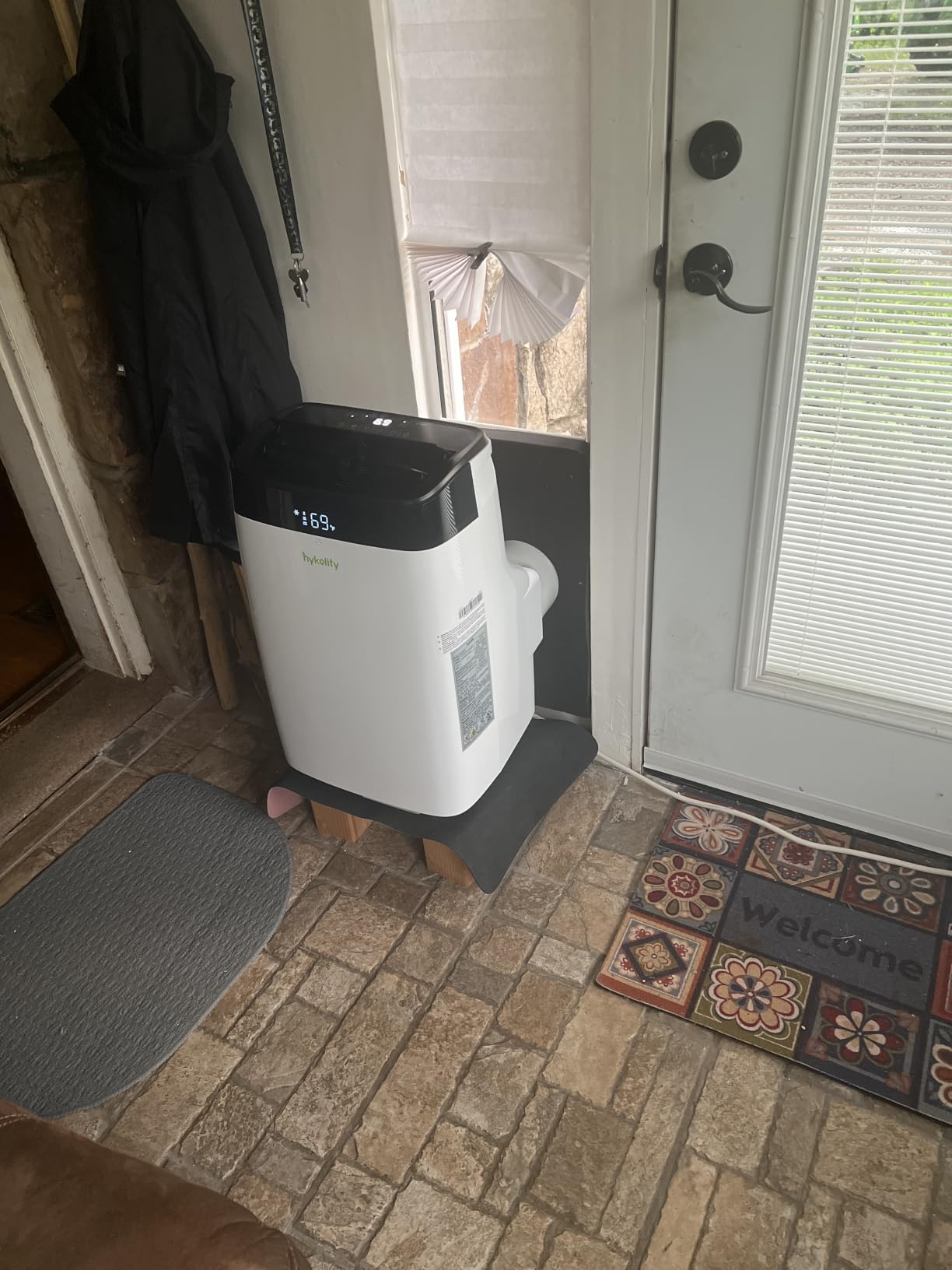 Hykolity WiFi Enabled Portable Air Conditioner 14,000 BTU with Exhaust Hose, Cools Up to 700 Sq.Ft, 42dB Dual Motor 5-in-1 Smart AC Unit with Cool, Fan, Dehumidifier, 24H Timer & Sleep Mode customer photo 2