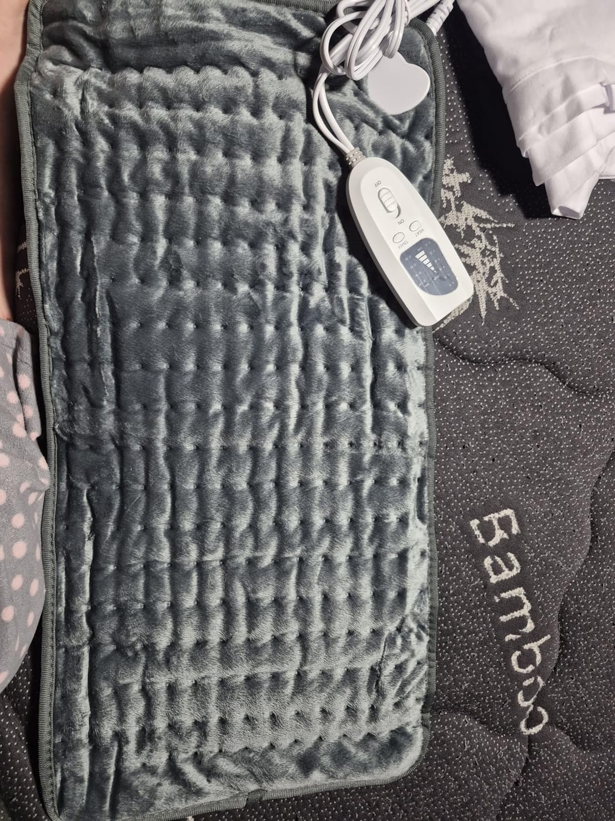Electric Heating pad with 6 Heat Settings, Auto Shut Off, Dry Electric Heating for Back Neck Knee Arms Legs Shoulder Heat Pads for Christmas Birthday Father Mother's Day (24