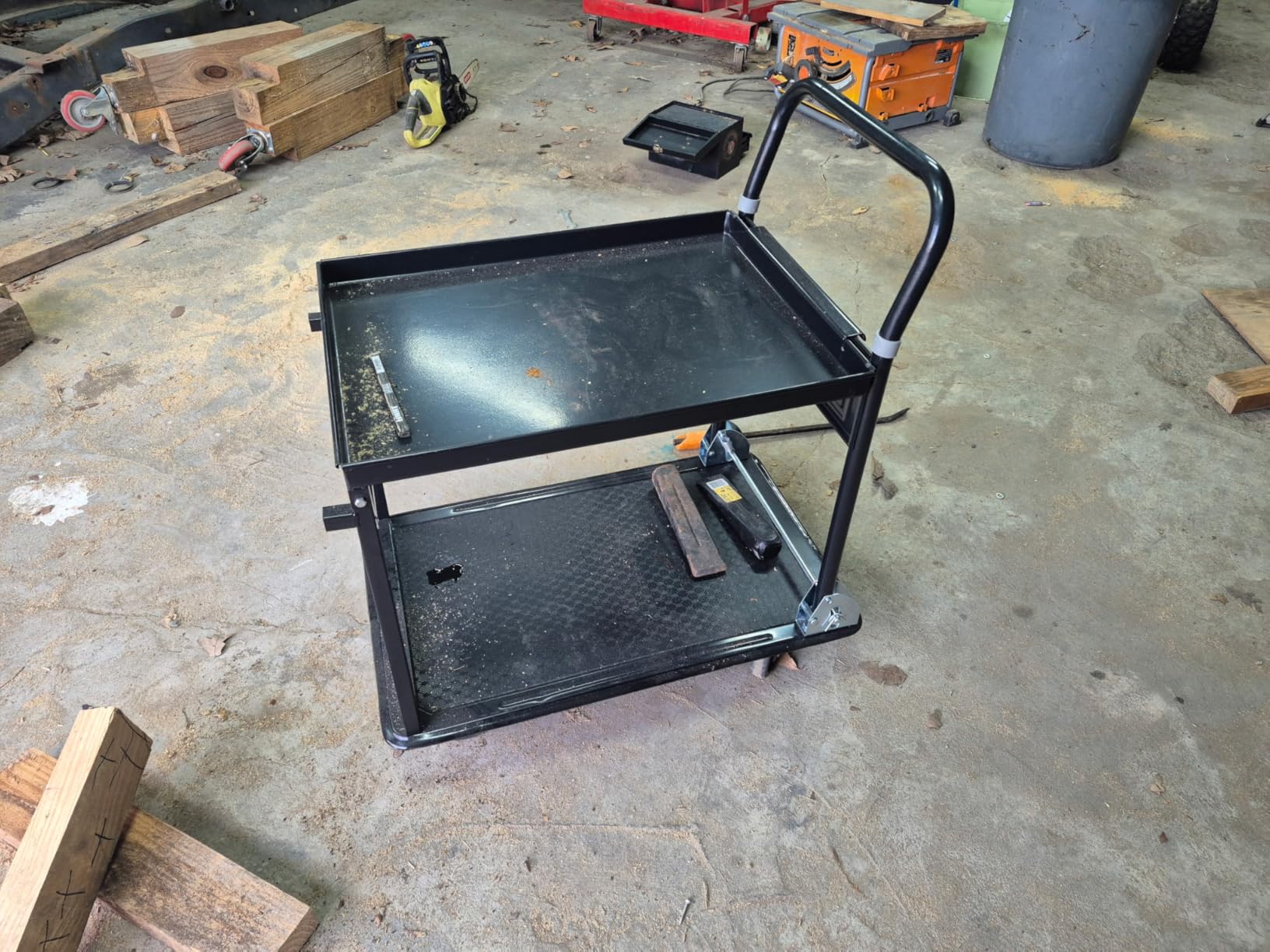 VEVOR 2000 LBS Heavy Duty Platform Truck, Upgraded Version with Larger Deck (60