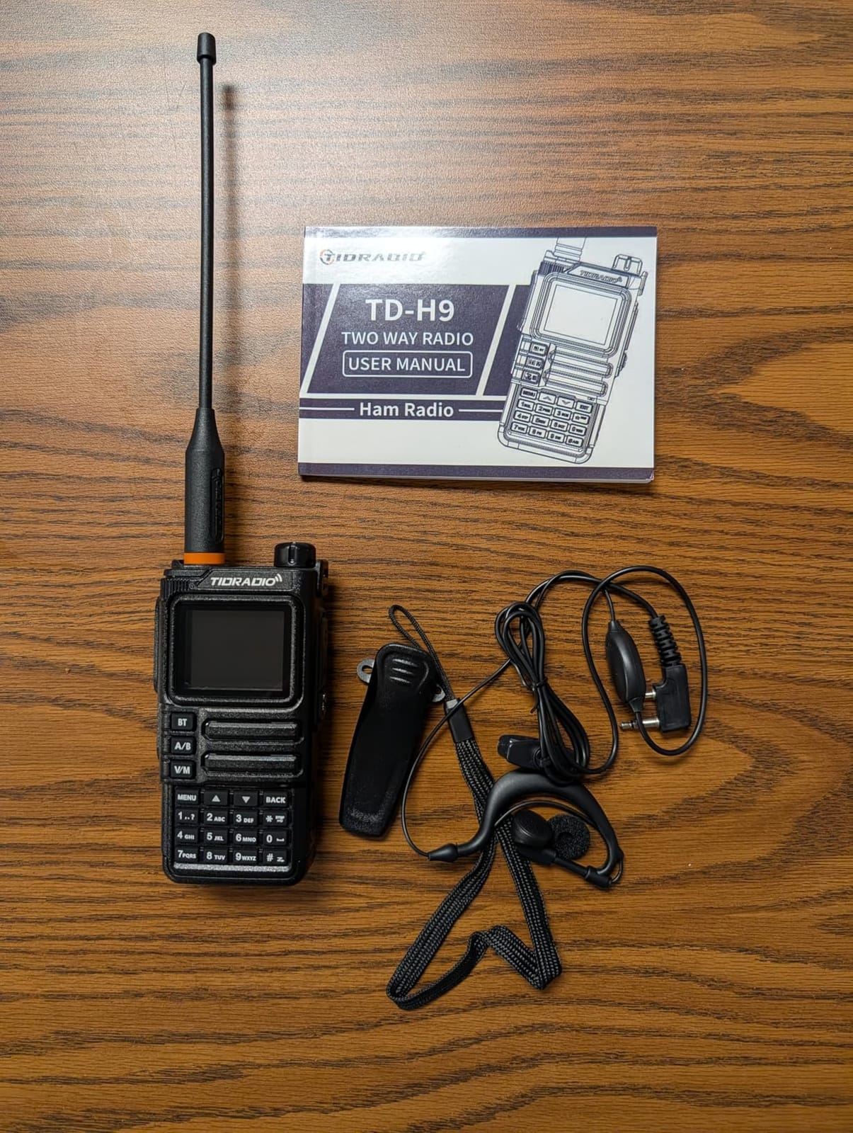 TIDRADIO TD-H9 10Watt Multi-Band GPS&APRS Ham Radio Capable of Bluetooth Connectivity; Wireless Programming; Frequency Spectrum Analysis; SMS Message Text; NOAA Weather Receiver Handheld Two Way Radio customer photo 1