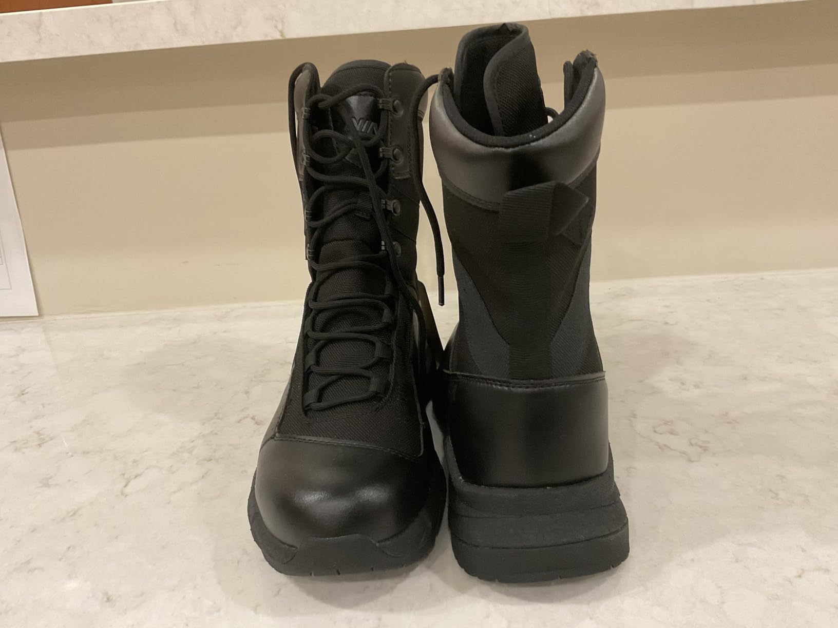 NINGO Military Tactical Work Boots for Men, Soft Toe, 8 inch, Lightweight customer photo 1