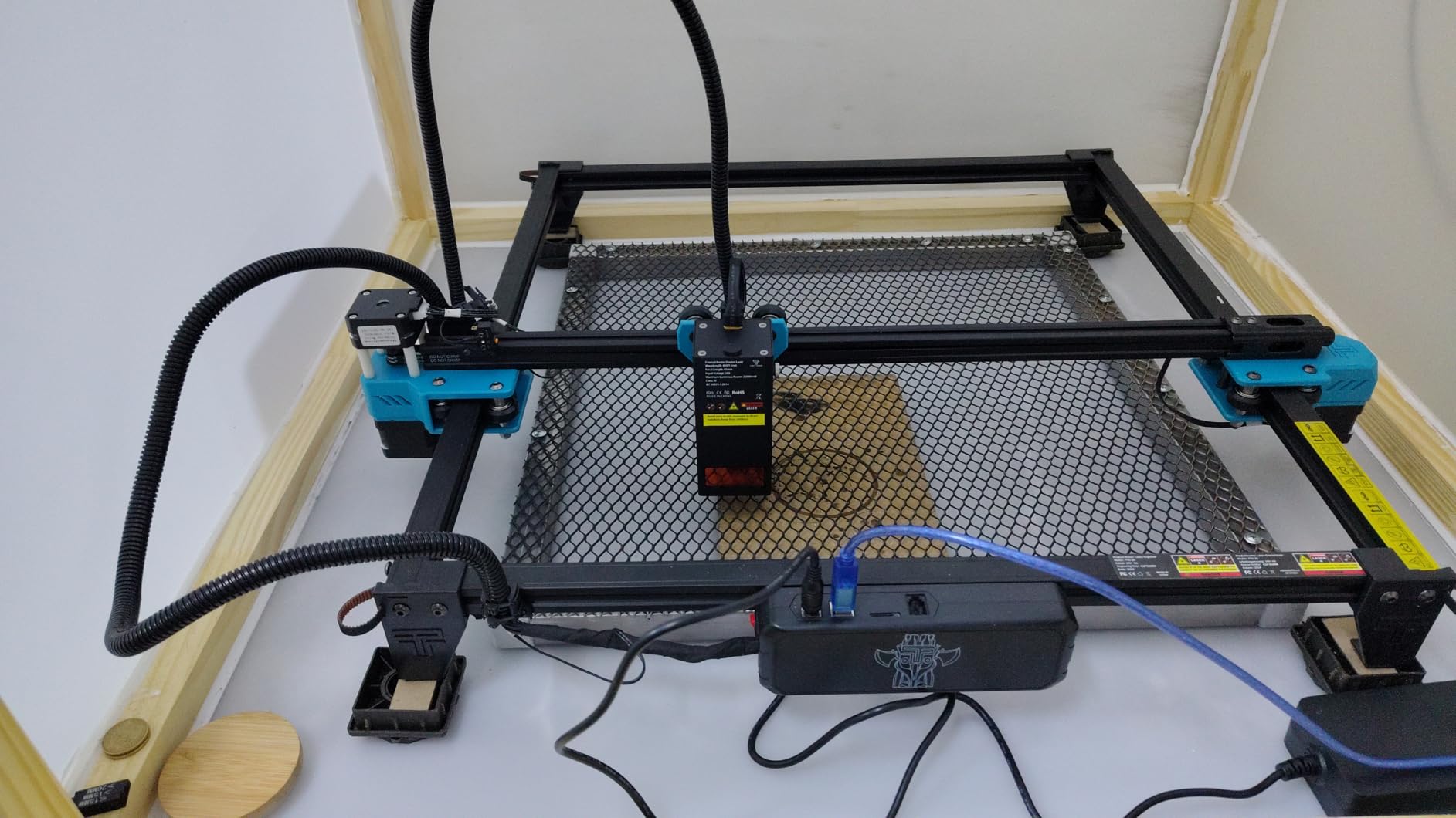 Twotrees TTS-55 Pro Laser Engraver 5500mW Laser Engraving Machine | Laser Cutter, 300 x 300 mm Work Area, 0.08mm Laser Spot Engraver Machine for DIY, Wood, Metal, Acrylic, Glass, Stainless Steel customer photo 1