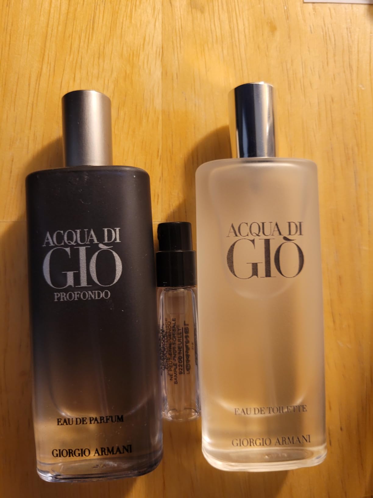 Armani Beauty Acqua di Giò Cologne for Men - Discovery Fragrance Set | 2-Piece Mini Sampling Set ($60 Value) - Acqua di Giò Eau de Toilette & Profondo - Men's Travel-Size Cologne Sprays customer photo 1