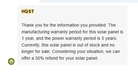 HQST 200W Portable Solar Panel, N-Type, 25% Efficiency, IP67 Waterproof | Only 11.82 lb, 3-in-1 Adapter Cable and Adjustable Kickstands for Power Stations, Camping, RV, Off-Grid & Emergency Backup customer photo 2