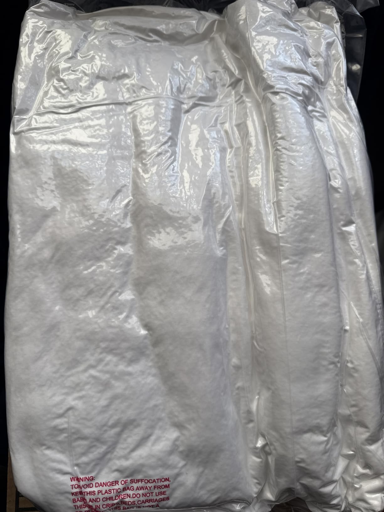 Martha Stewart Luxury White Goose Feathers Down Fiber Duvet Insert Queen Size - Hotel Collection 100% Cotton Comforter, All Season Medium Warmth, Breathable, Hypoallergenic, 90 x 90 Inch customer photo 2