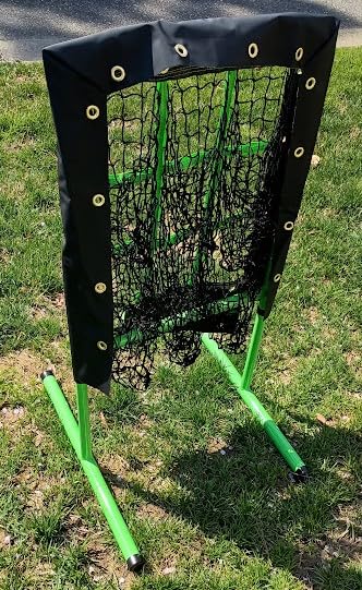 9 Hole Pitching Net with Strike Zone, 5 Heights Baseball Pitching Target | Portable Pitching Target Net for Baseball Softball with Carry Bag, Adjustable Accuracy Trainer for Teen & Adult, Quick Setup customer photo 1