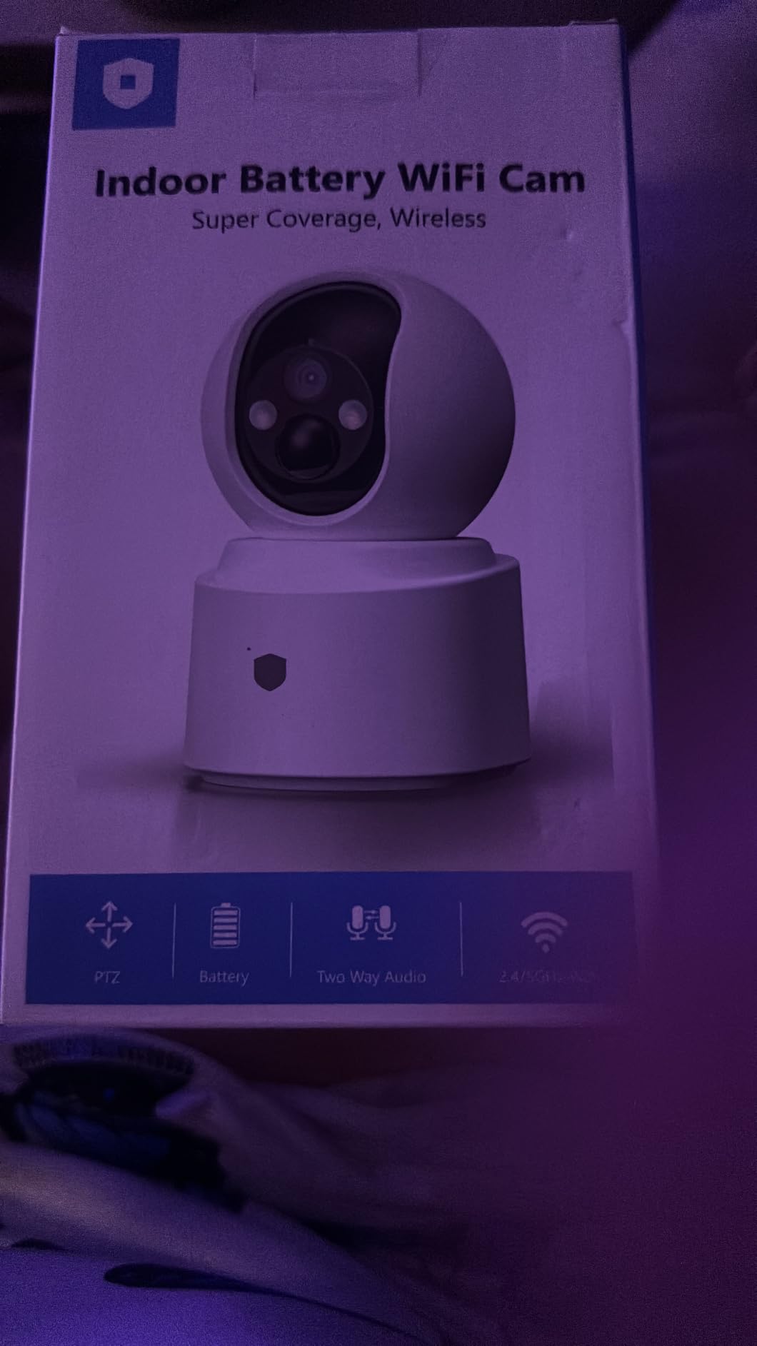 Noonkey Battery Powered Wireless Indoor Security Camera, 4MP HD Pan/Tilt Pet Camera w/ 6000mAh Rechargeable, 5G&2.4G WiFi 6, Motion Detection, Color Night Vision, 2-Way Talk customer photo 1