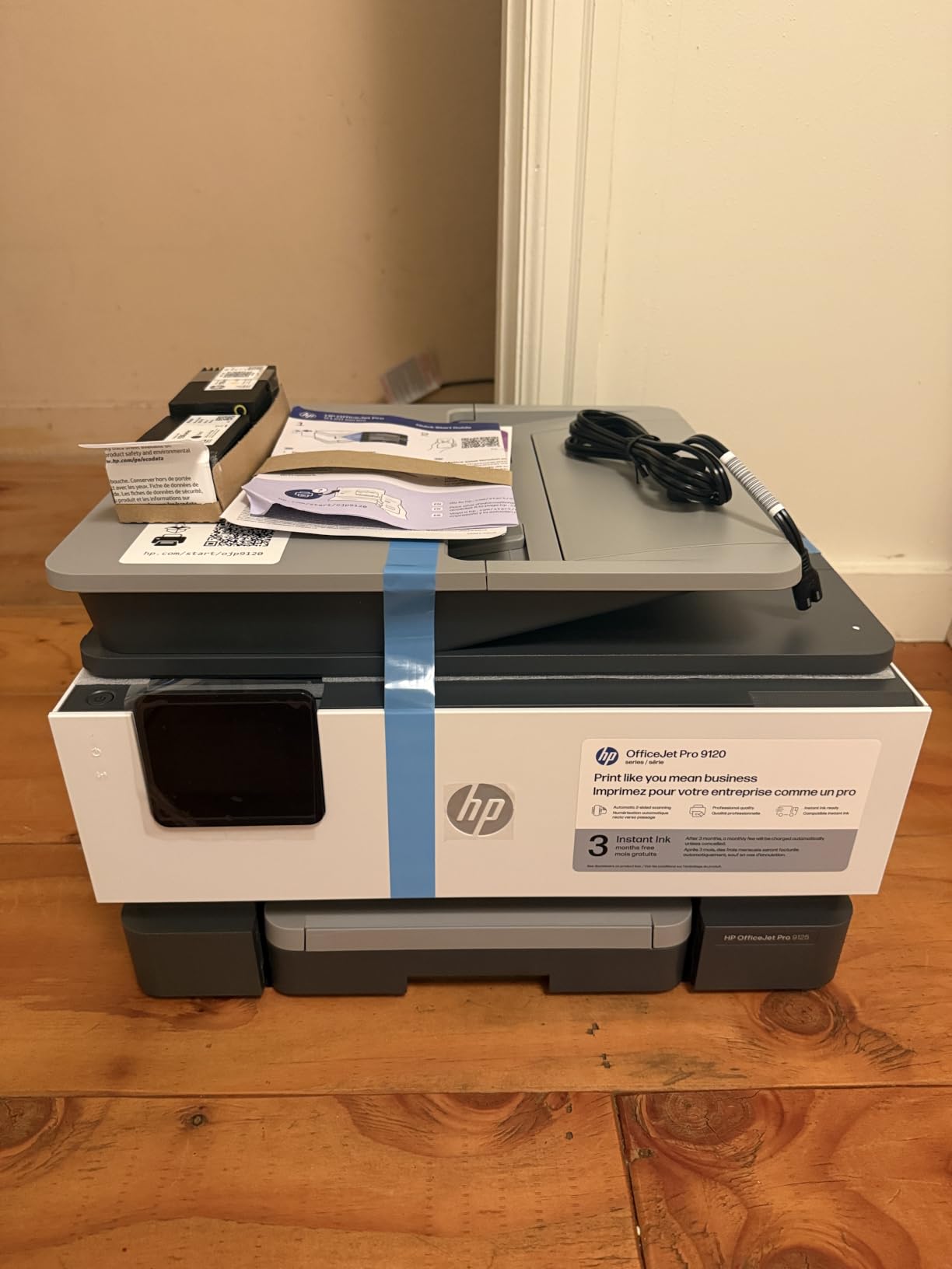 HP OfficeJet Pro 9125 Wireless All-in-One Color Inkjet Printer, Print, Scan, Copy, Fax, ADF, Duplex Print/scan, Best-for-Office, 3 Month Trial of Instant Ink Included, AI-Capable (C2VZ0A) customer photo 2