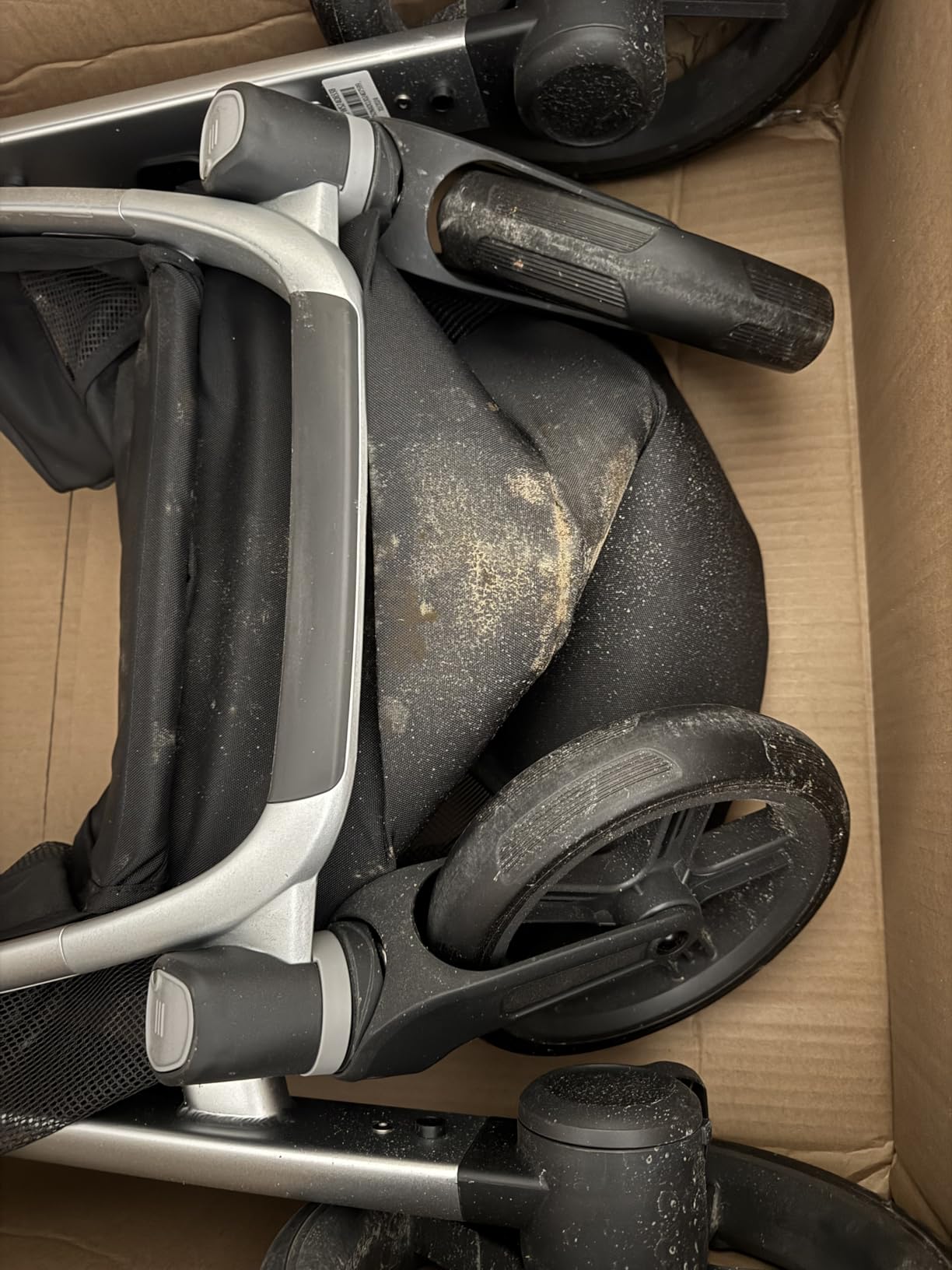 UPPAbaby Vista V3 Convertible Single-to-Double Stroller - Ada (Sandstone Melange/Carbon Frame) customer photo 1
