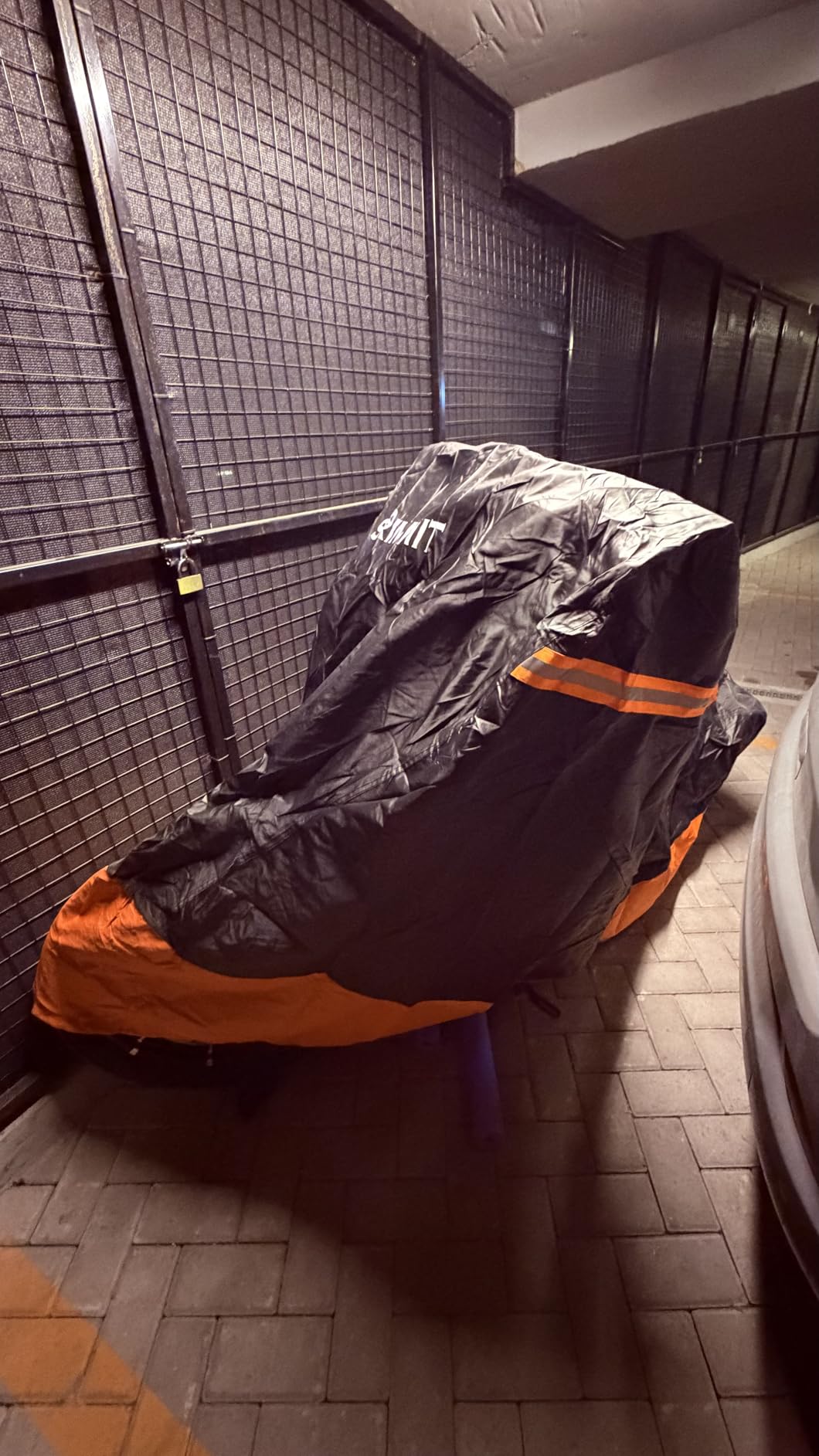 420D Motorcycle Cover Waterproof, Heavy Duty Nano Coating Rain UV,3XL | 8000MM Waterproof, 420D Oxford Heavy Duty, Nano Coating UV, 5 Reflective Strips, Air Vents, for Cruiser Touring Dirt Bike customer photo 2
