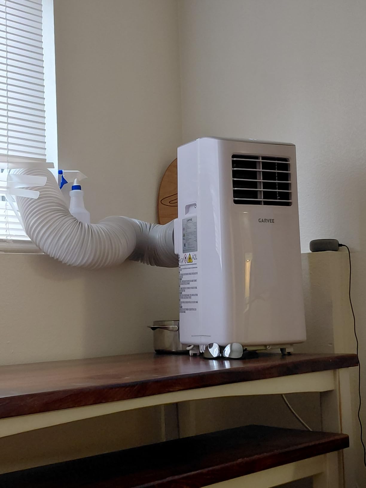 Garveelife 8,000 BTU Portable Air Conditioner, 3-in-1 Cooling/Dehumidifier/Fan, Remote Control, 24H Timer, Quiet Energy-Efficient, Cools Rooms up to 350 Sq. Ft. customer photo 1