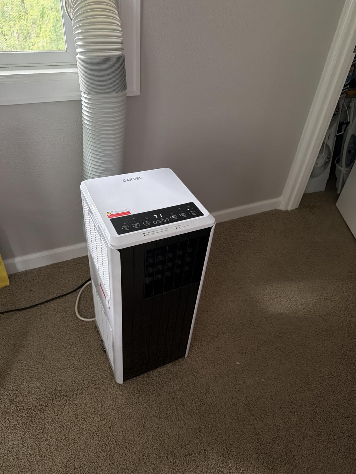 Garveelife 8,000 BTU Portable Air Conditioner, 3-in-1 Cooling/Dehumidifier/Fan, Remote Control, 24H Timer, Quiet Energy-Efficient, Cools Rooms up to 350 Sq. Ft. customer photo 2