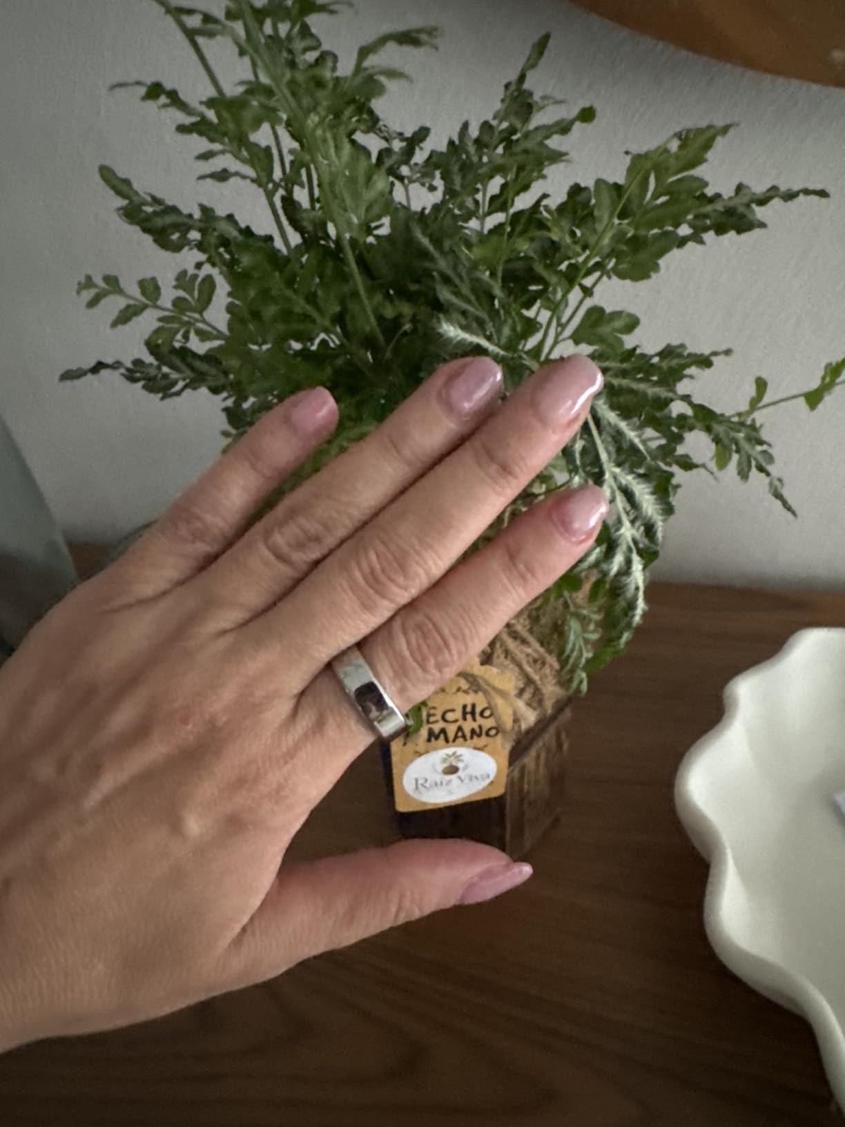 Oura Ring 5 - Silver - Size 10 - World's Smallest Smart Ring - Sleep, Activity, Women's Health, AI Advisor, 1 Week of Battery Life, Size Before You Buy, Android & iOS Compatible customer photo 2