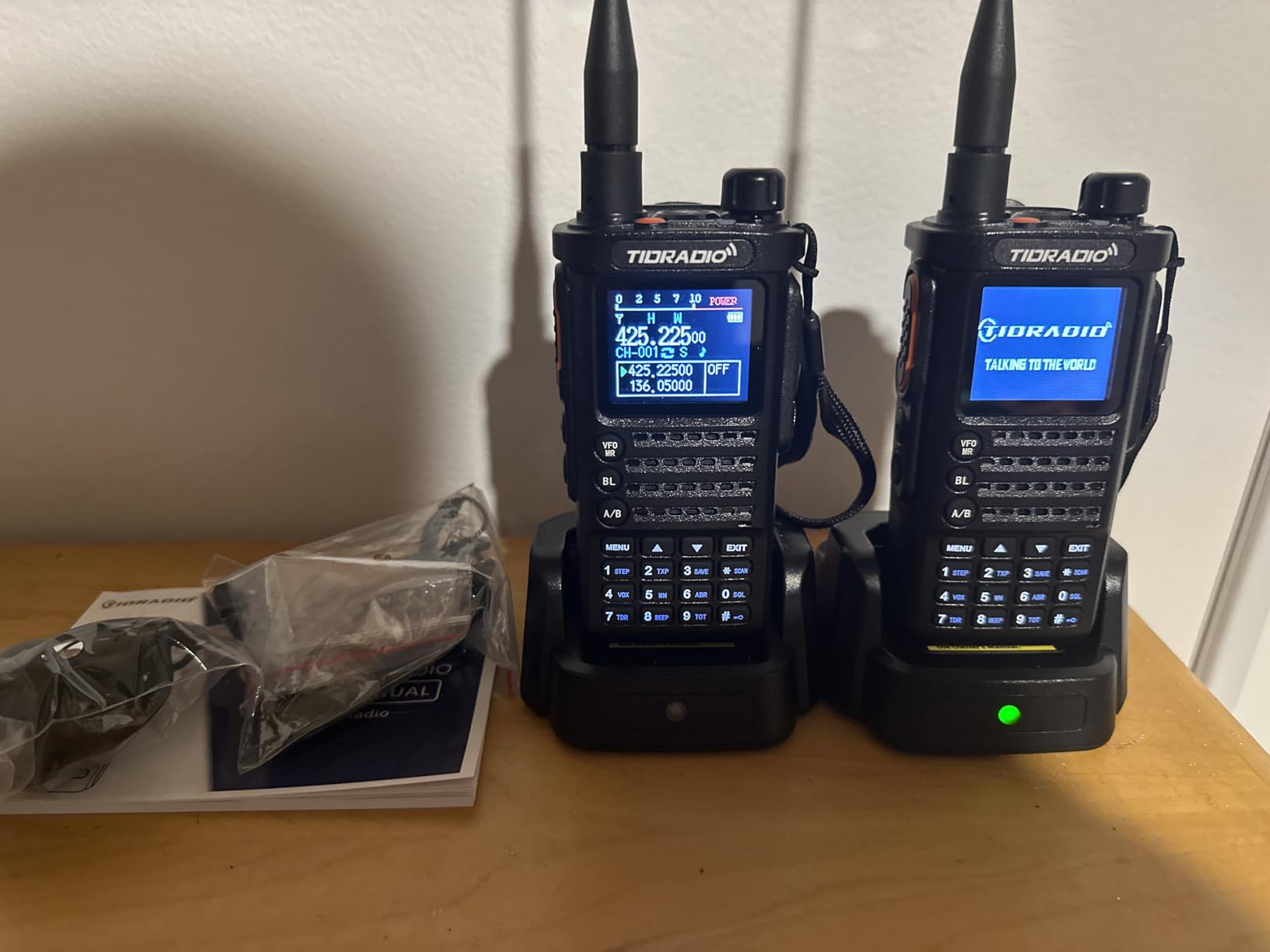 TIDRADIO TD-H9 10W GPS/APRS GMRS Handheld Radio, APP/Web Programming, Bluetooth, Noise Reduction, Repeater Capable, Spectrum Analysis, Compass, Air Band, NOAA, Long Range Walkie Talkies for Off-Roading customer photo 1