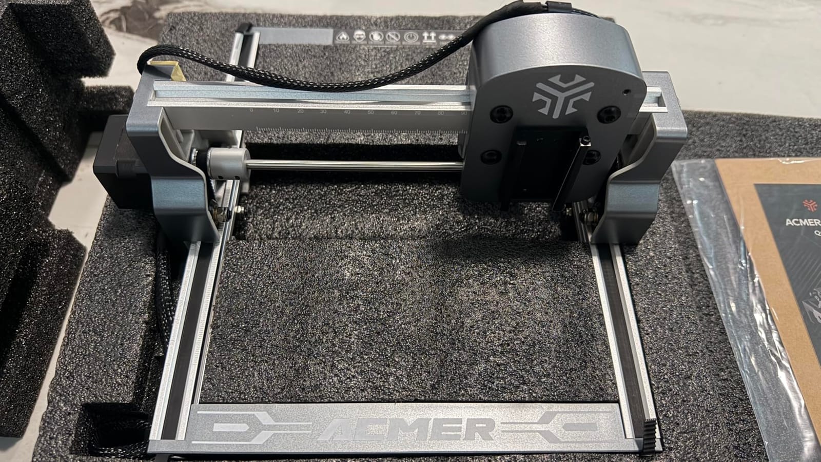 ACMER S1 Laser Engraver for Beginners, 6000mW Lazer Engraving Machine with 130x130mm Working Area, Laser Cutter for Wood, Acrylic, Leather, DIY Crafts & Small Business customer photo 2