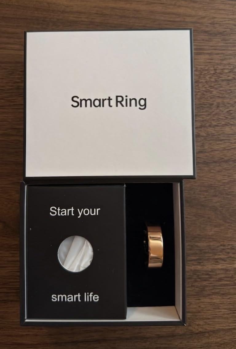 Smart Health Ring Fitness Tracker with Stress & Sleep Monitoring, Waterproof Activity Tracker, Compatible with iOS & Android, No Subscription Fee, Lightweight Wearable for Women & Men (Silver, 7) customer photo 2